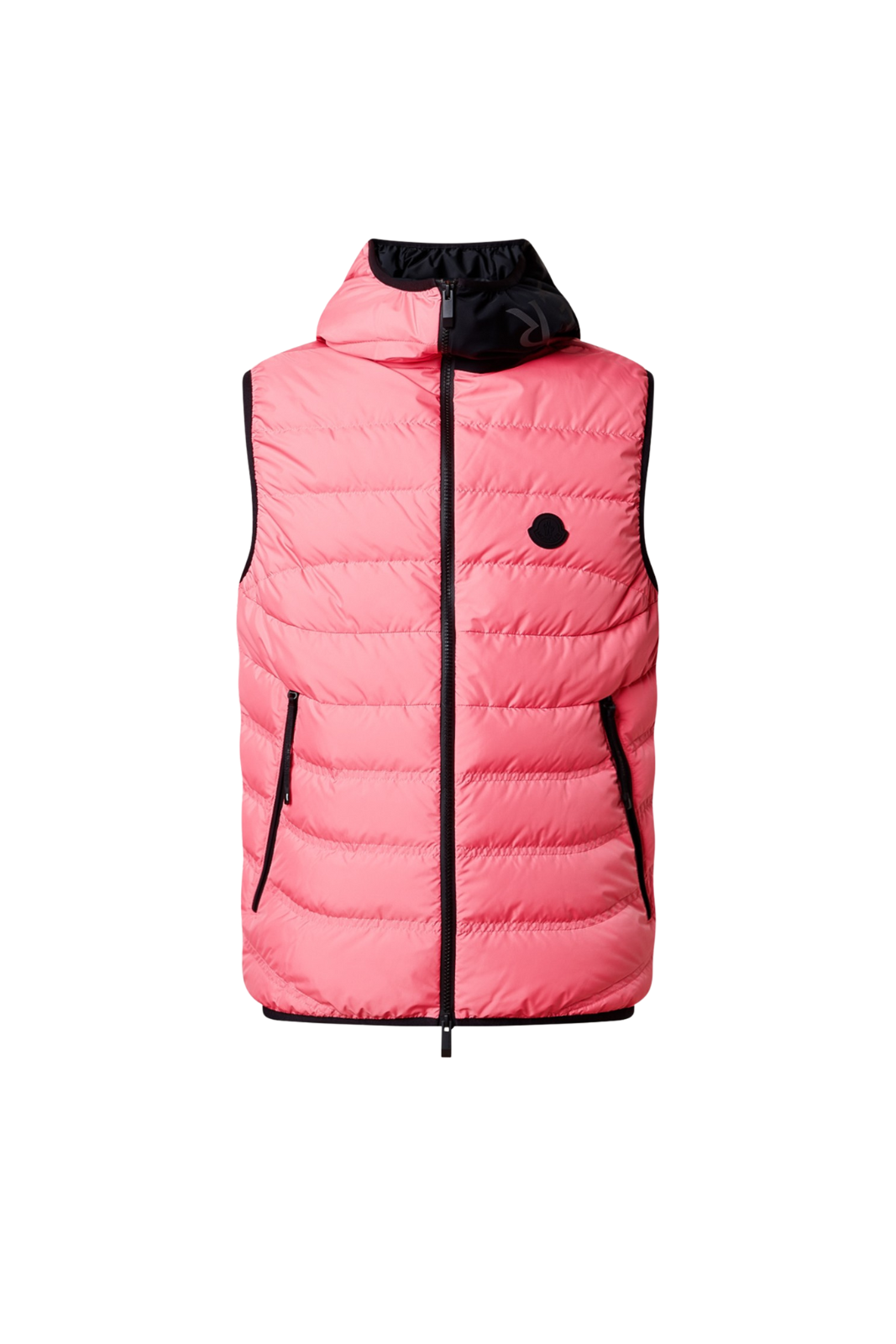 Ватиран жилет Moncler Nubiera с пухен пълнеж и качулка