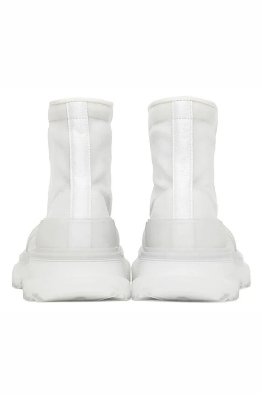 Alexander McQueen Tread Slick Boot White White Clear Sole