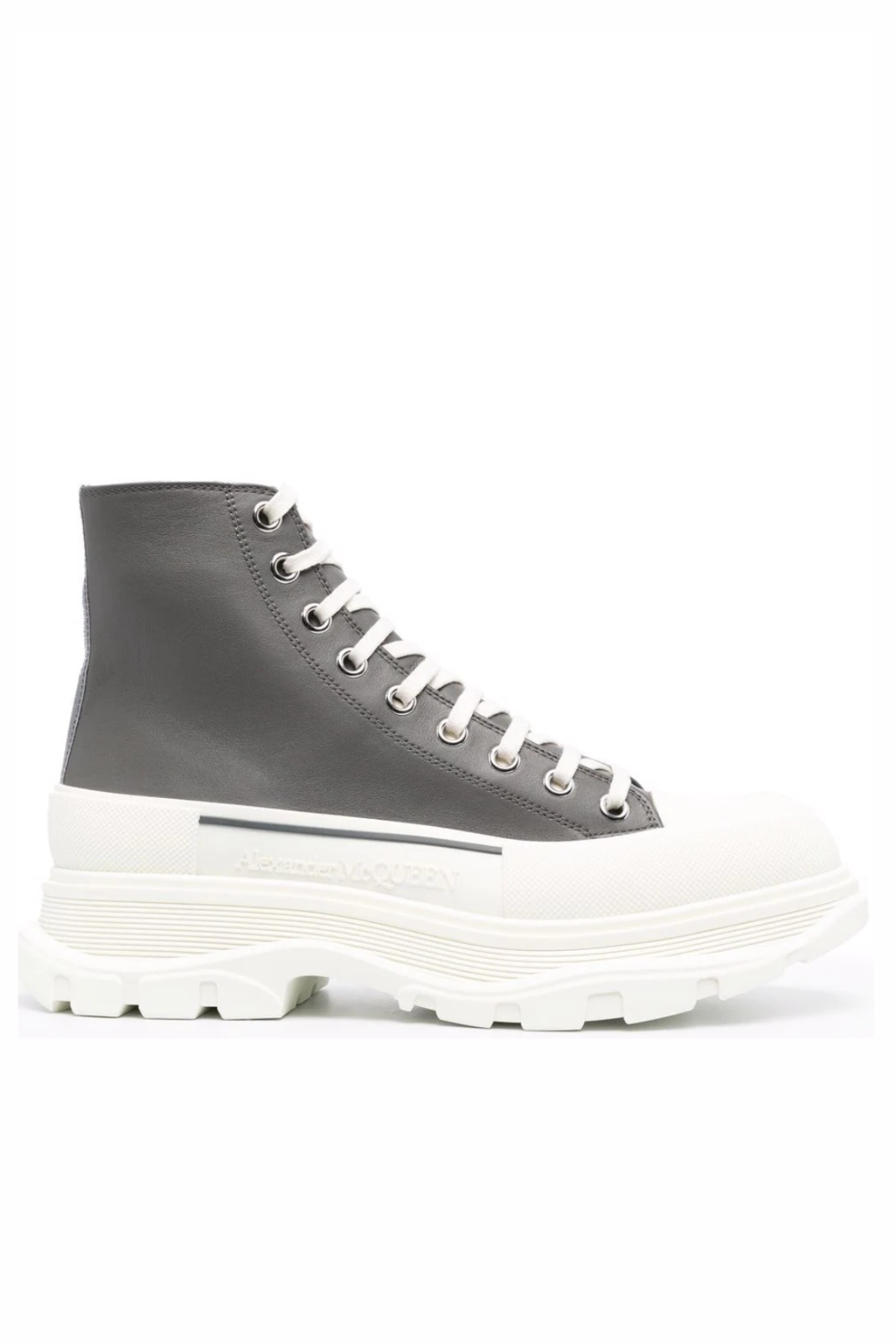 Alexander McQueen Tread Slick High Grey Sneakers