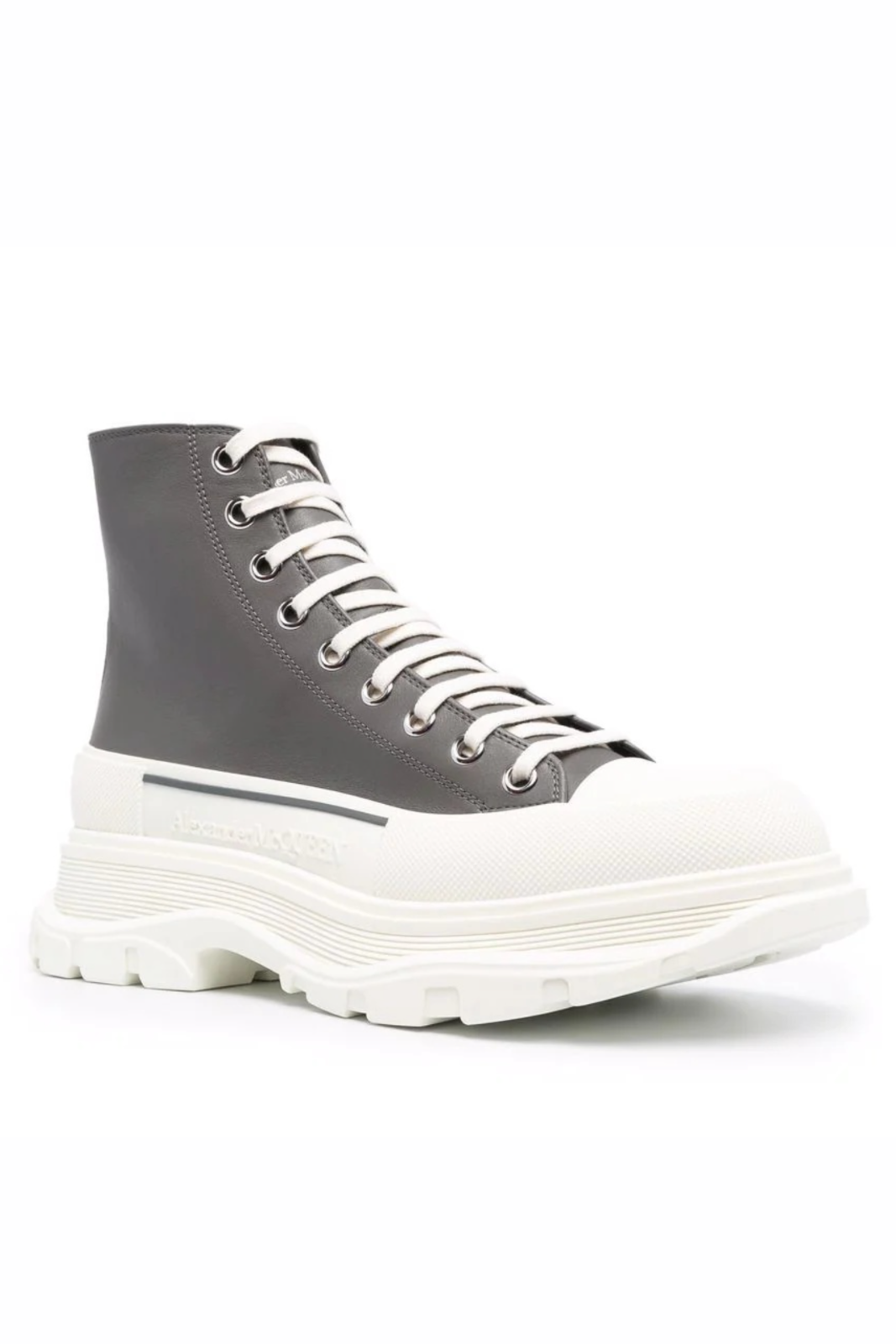 Alexander McQueen Tread Slick High Grey Sneakers