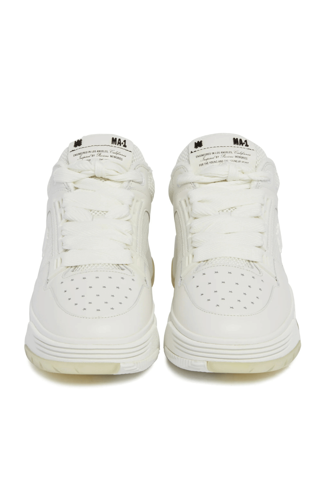 Amiri MA-1 White Leather and Mesh for men