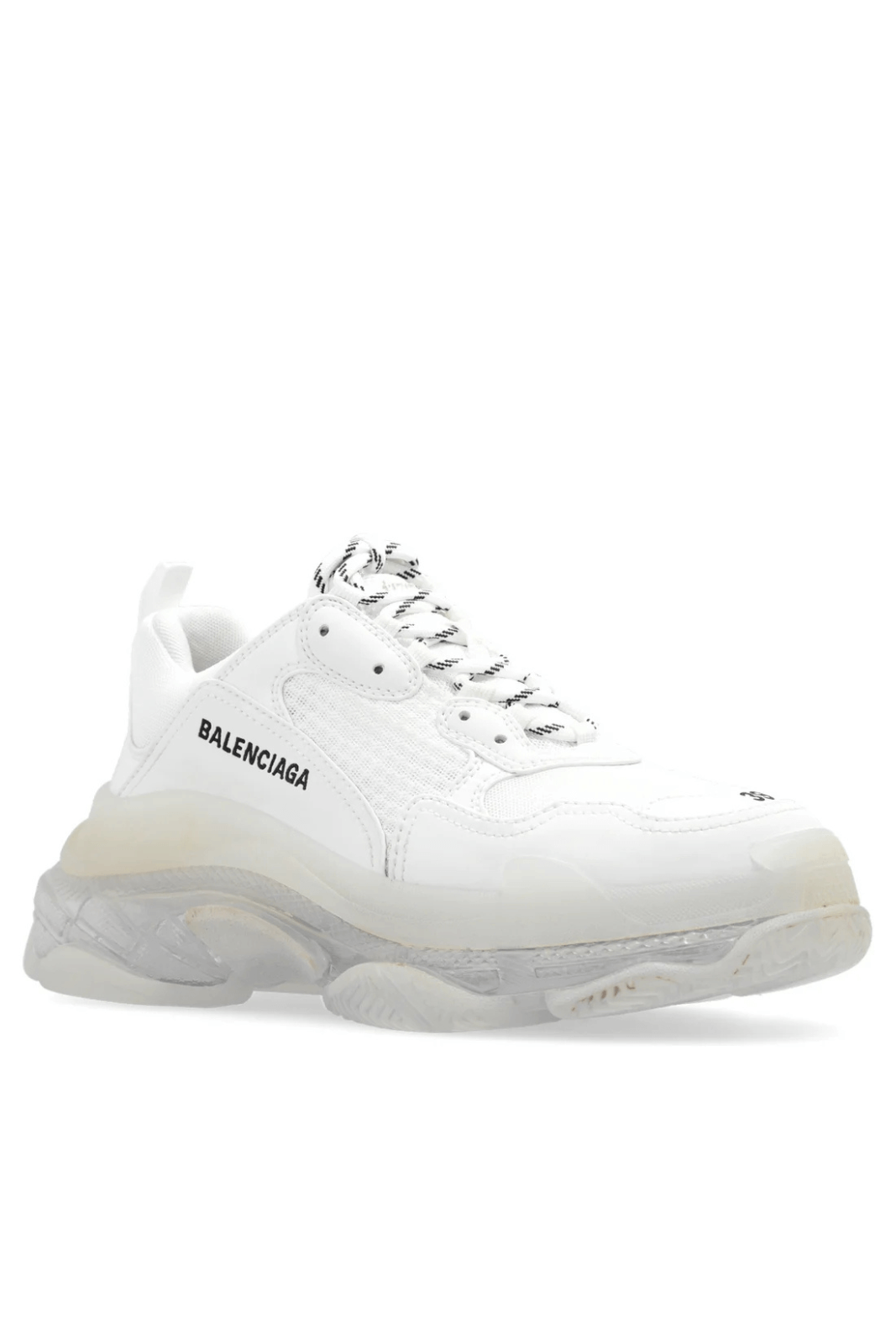 Кецове с връзки Balenciaga Triple S бели