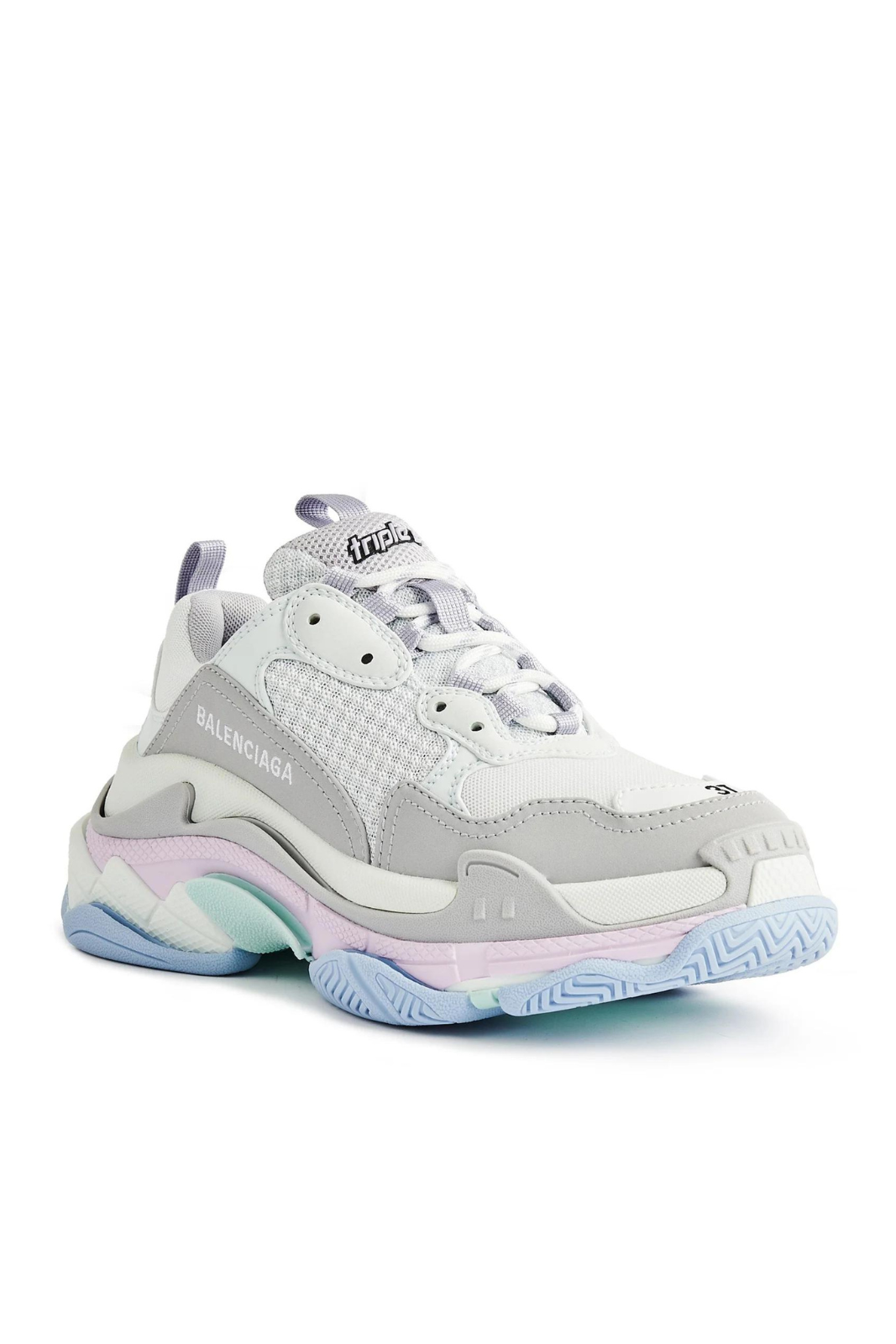 Пастелни обувки Balenciaga Triple S