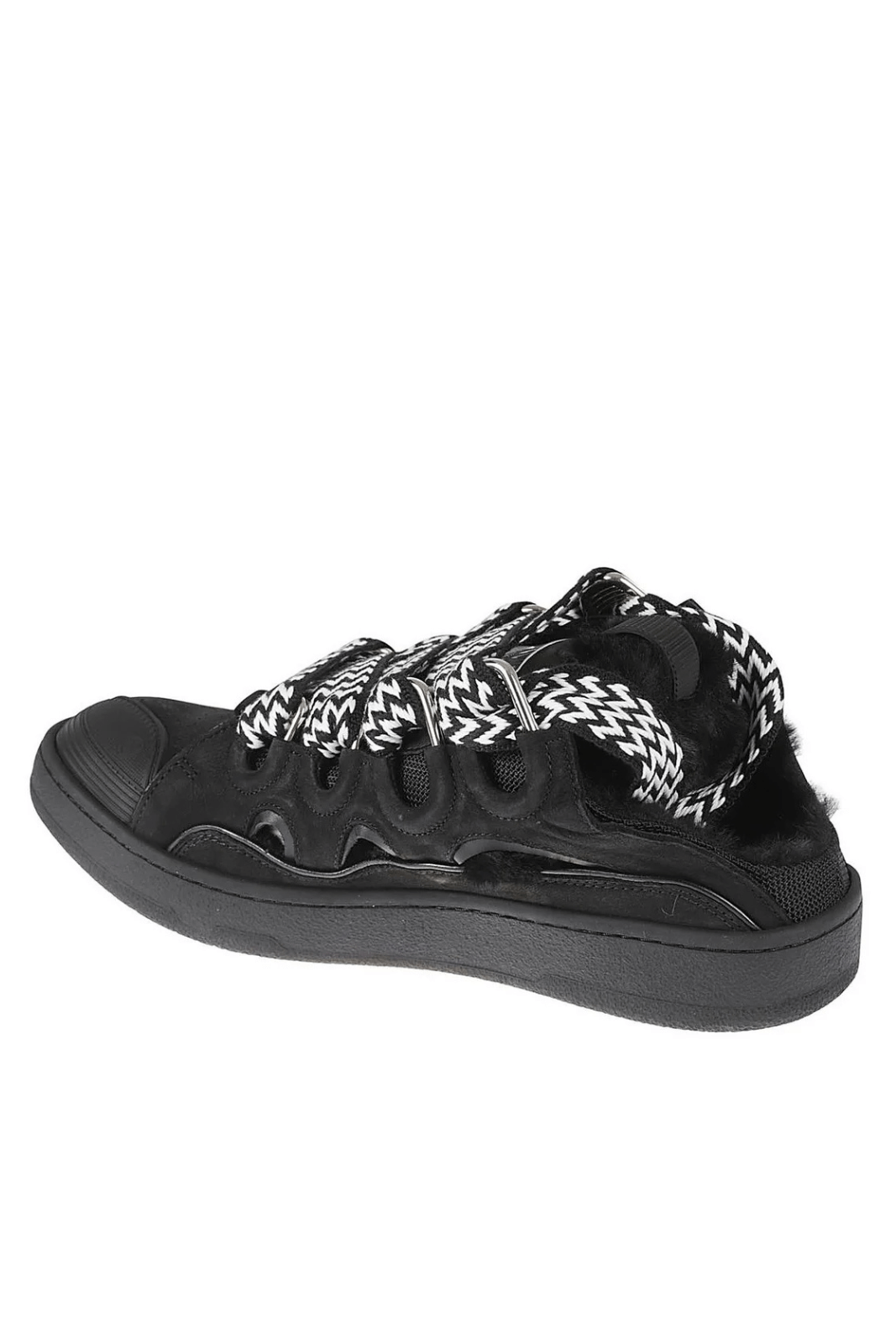 Lanvin Curb Slip-On Lace-Up Sneakers for men