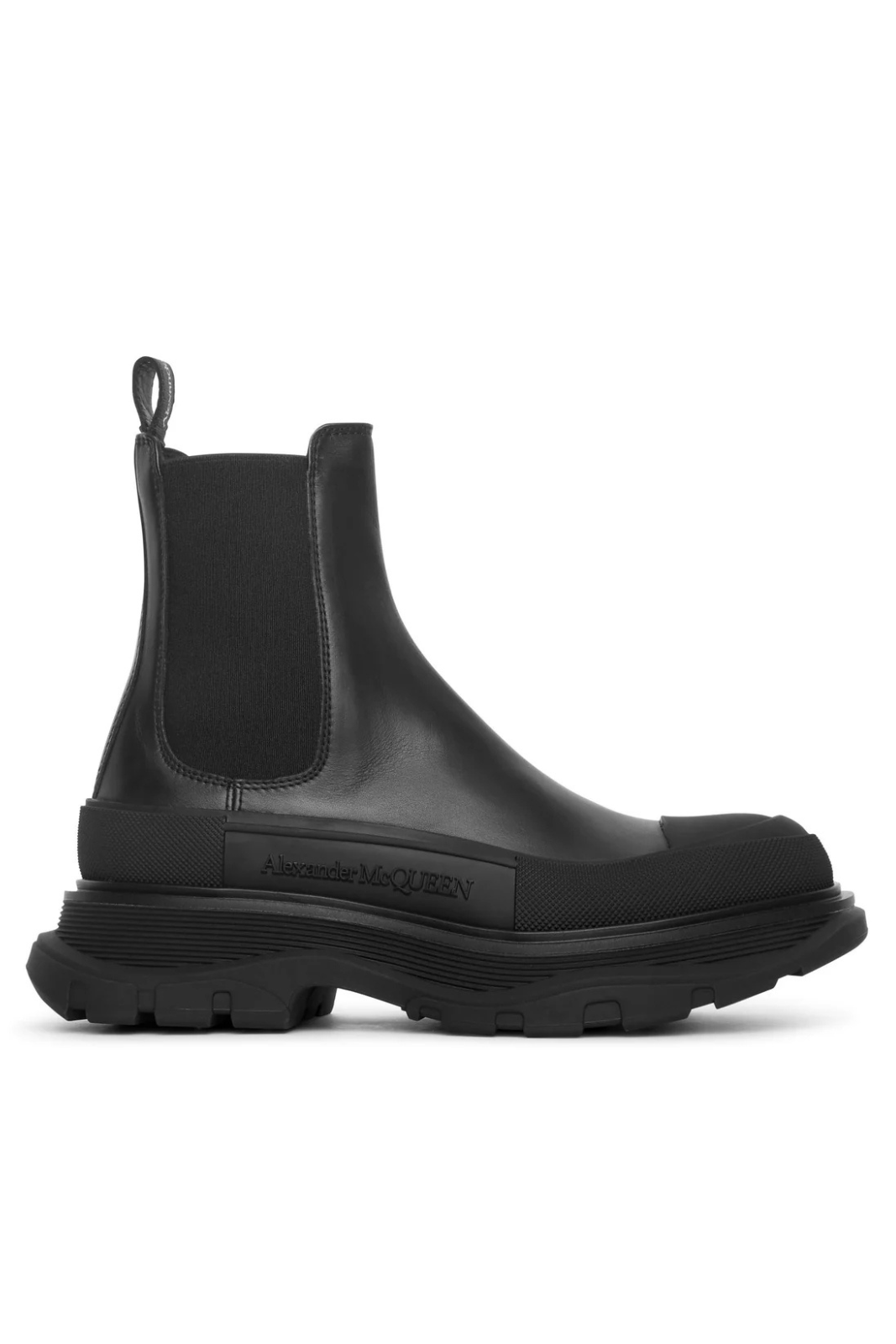 Alexander McQueen Chelsea Tread Ankle Black Boot – Unisex