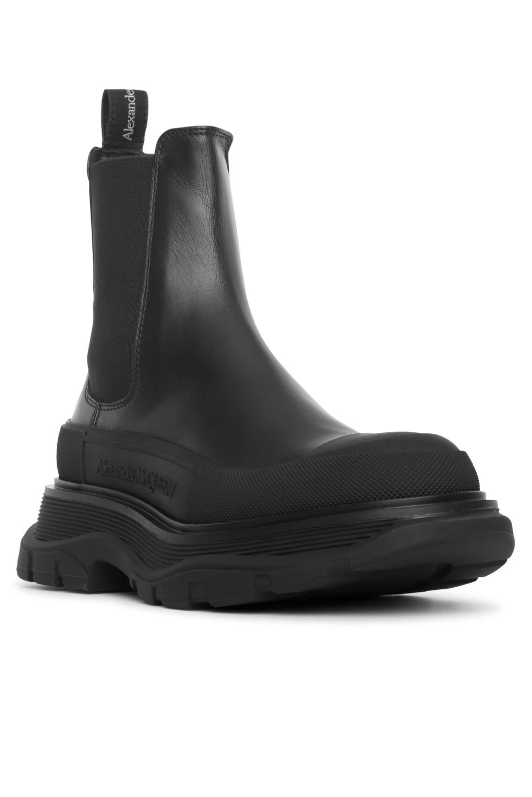 Alexander McQueen Chelsea Tread Ankle Black Boot – Unisex