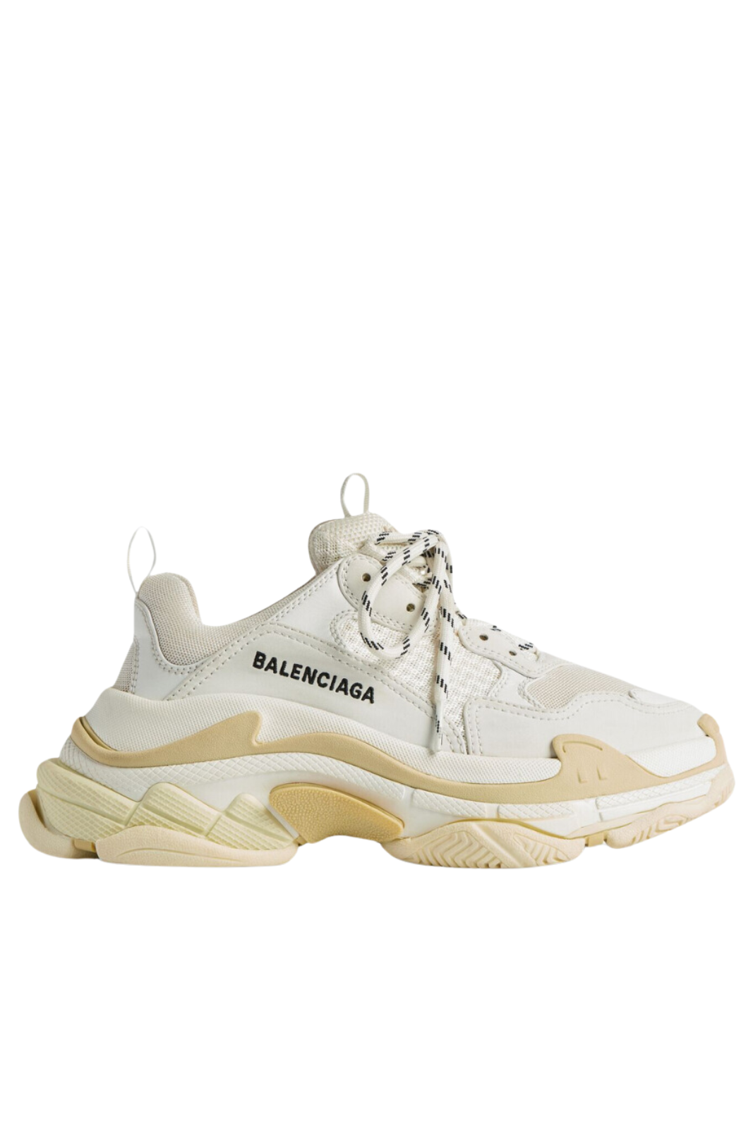 Маратонки Balenciaga Triple S в бяло/бежово
