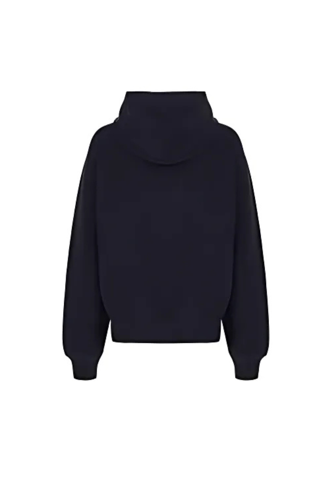 Ami Paris boxy logo hoodie Navy Blue Unisex
