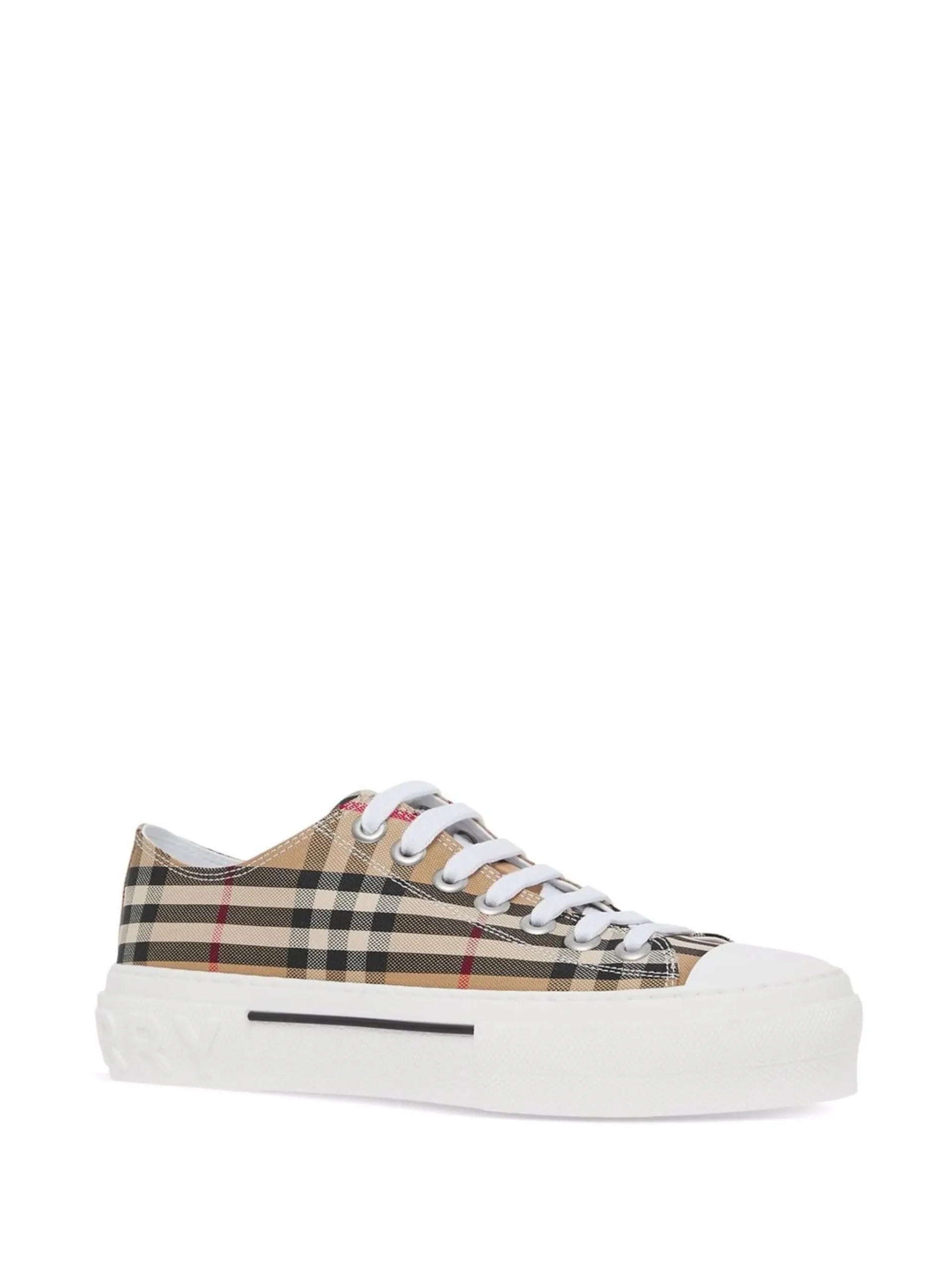 Burberry Vintage check cotton sneakers1