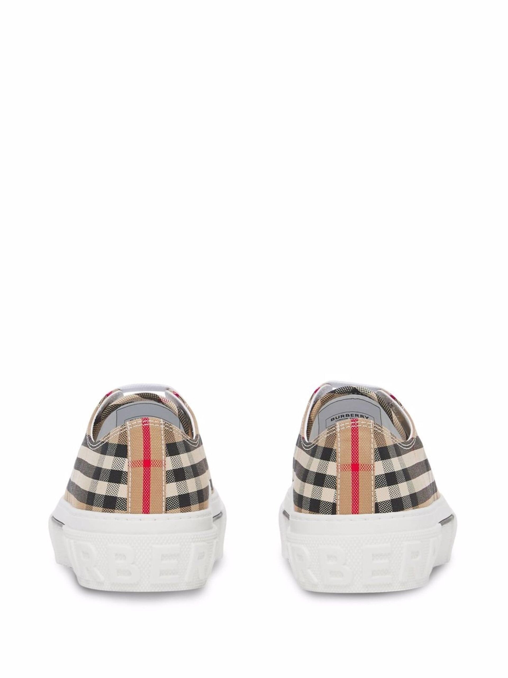 Burberry Vintage check cotton sneakers2