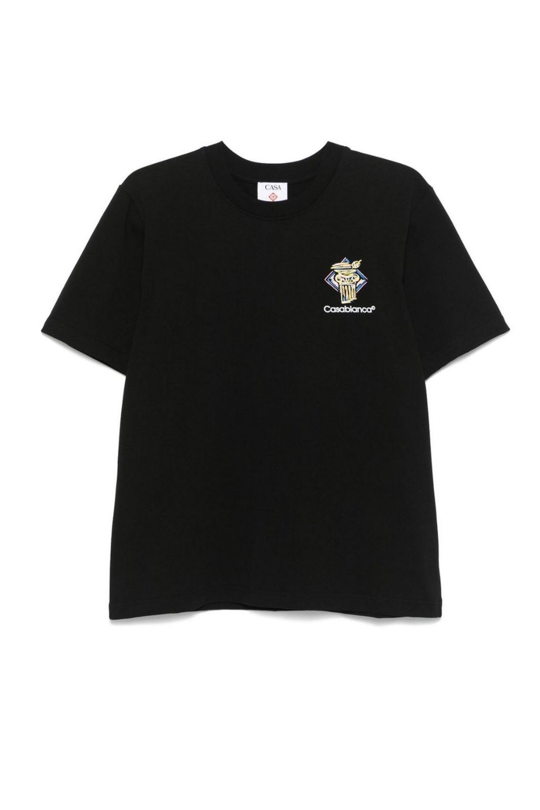 Мъжка тениска с щампа Casablanca, бяла