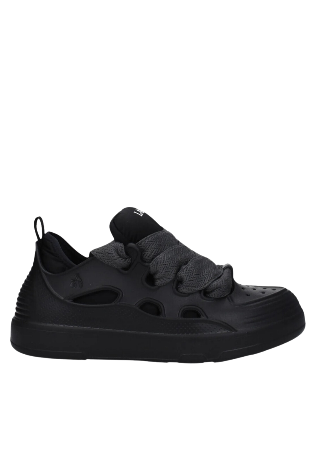 Lanvin Rubber Black/Anthracite Curb removable-insole Sneakers for men