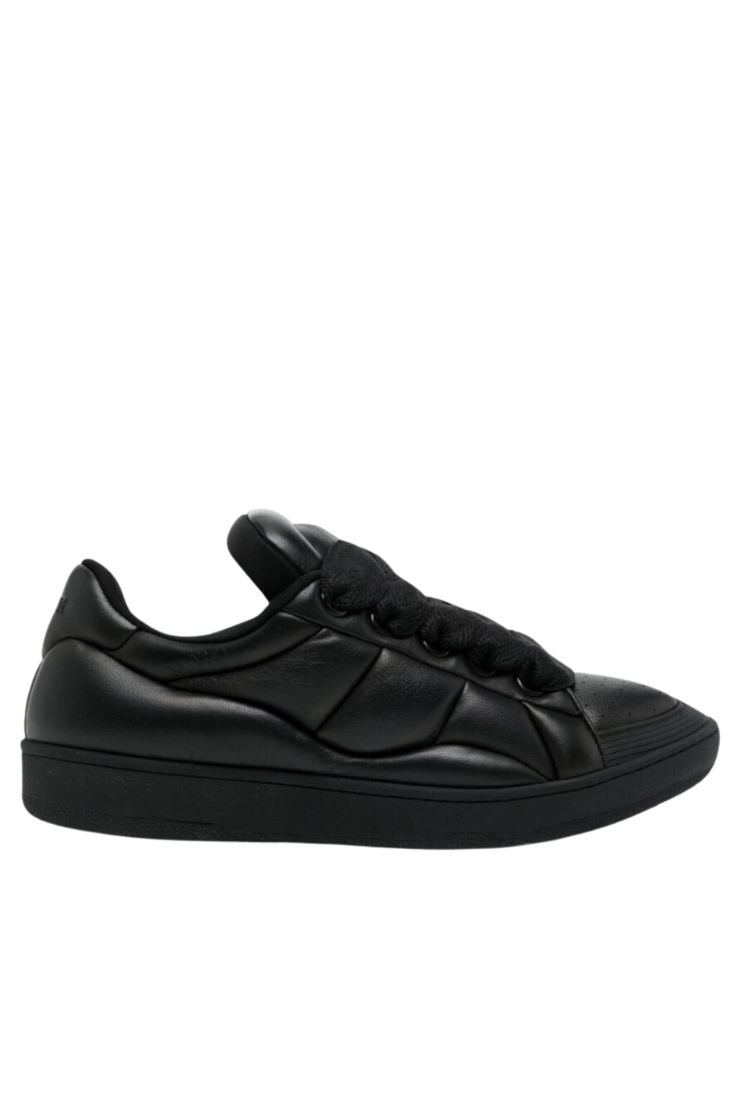 Кожени маратонки Lanvin Curb XL, изцяло черни