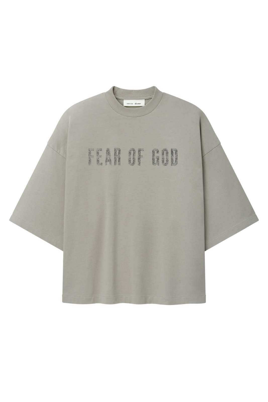 Черна тениска Fear of God Essentials