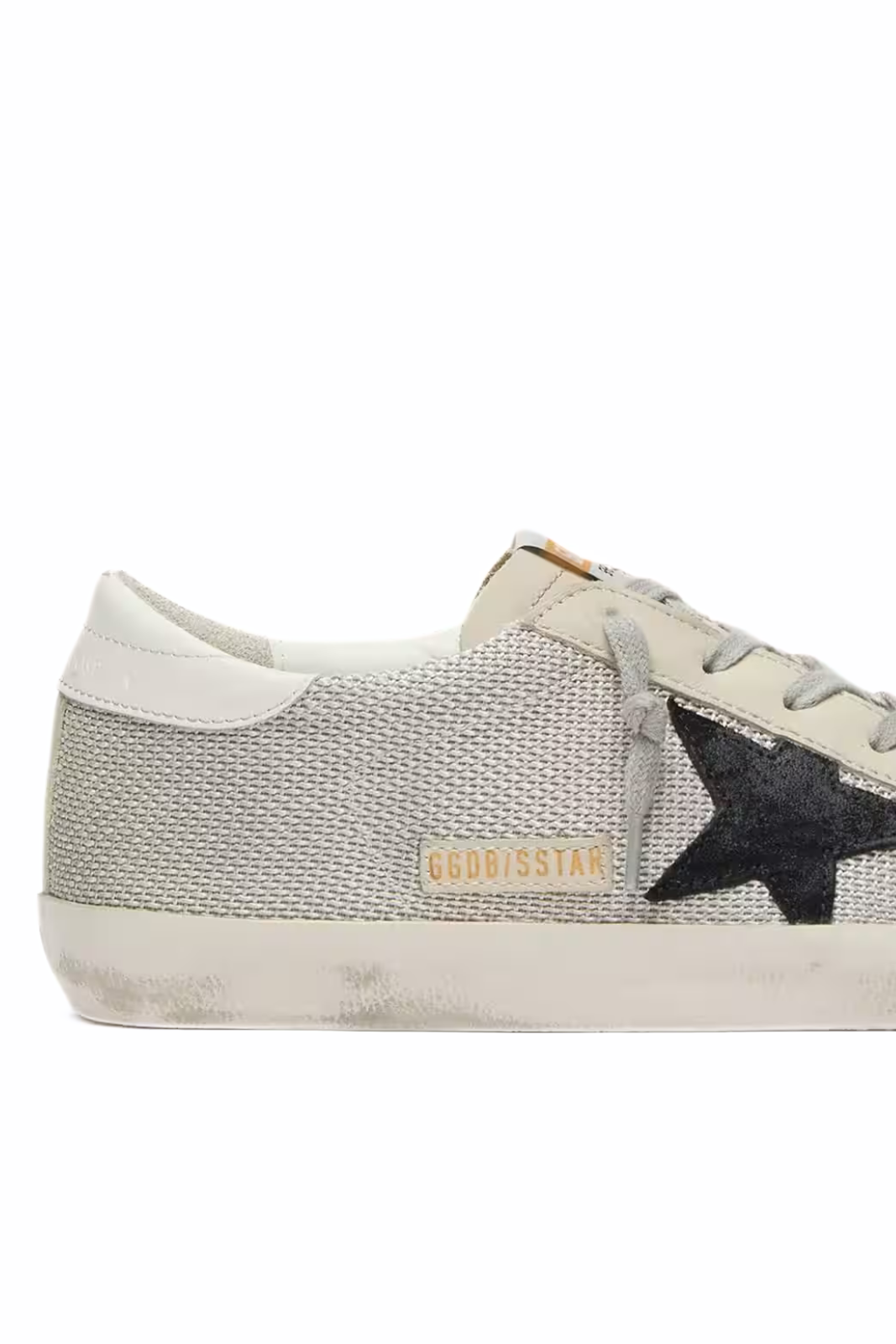 Golden Goose Men’s Super-Star in leather with black star