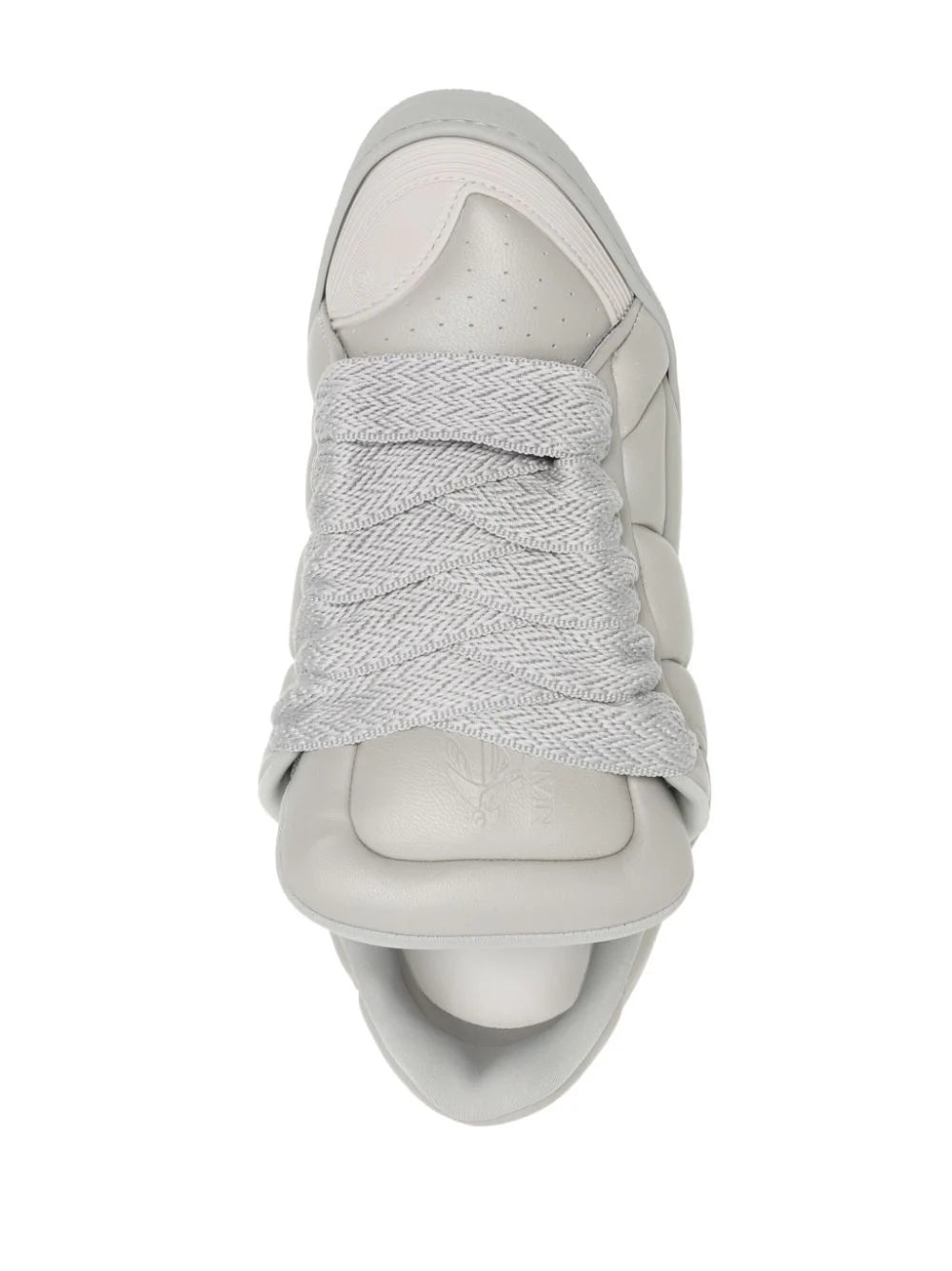 Lanvin Curb XL leather sneakers Grey3
