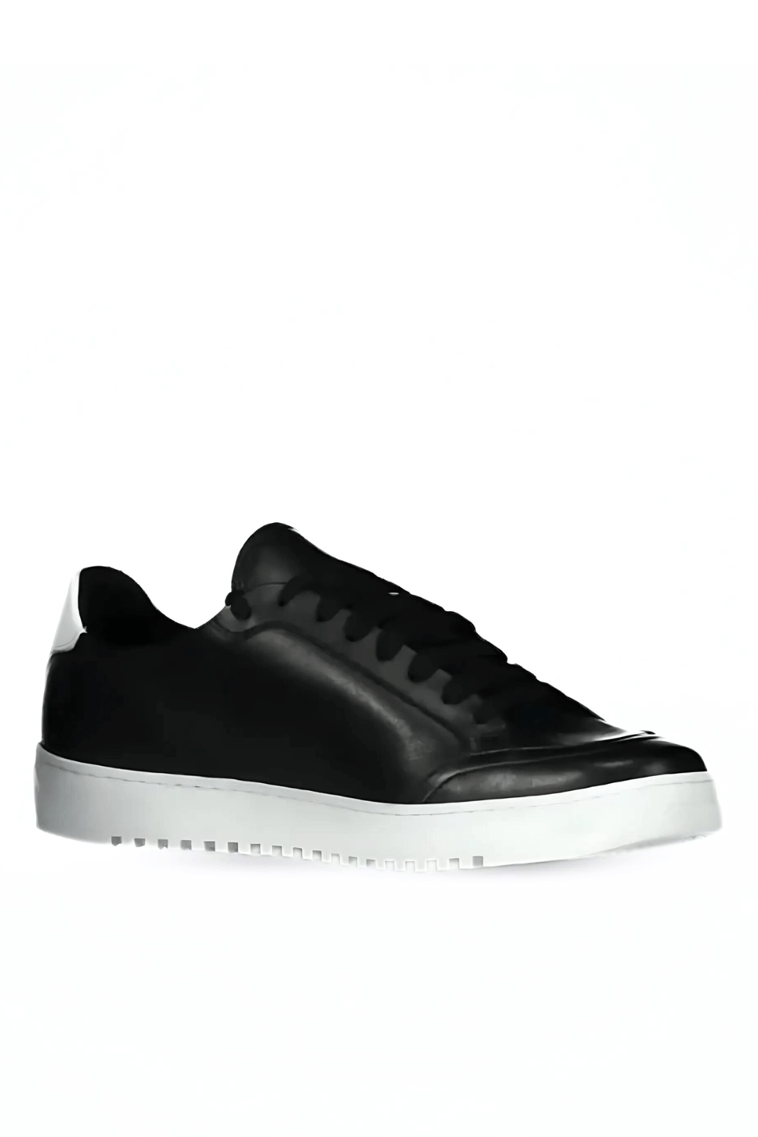 Off-White Arrows Leather low-top black white sneakers for men
