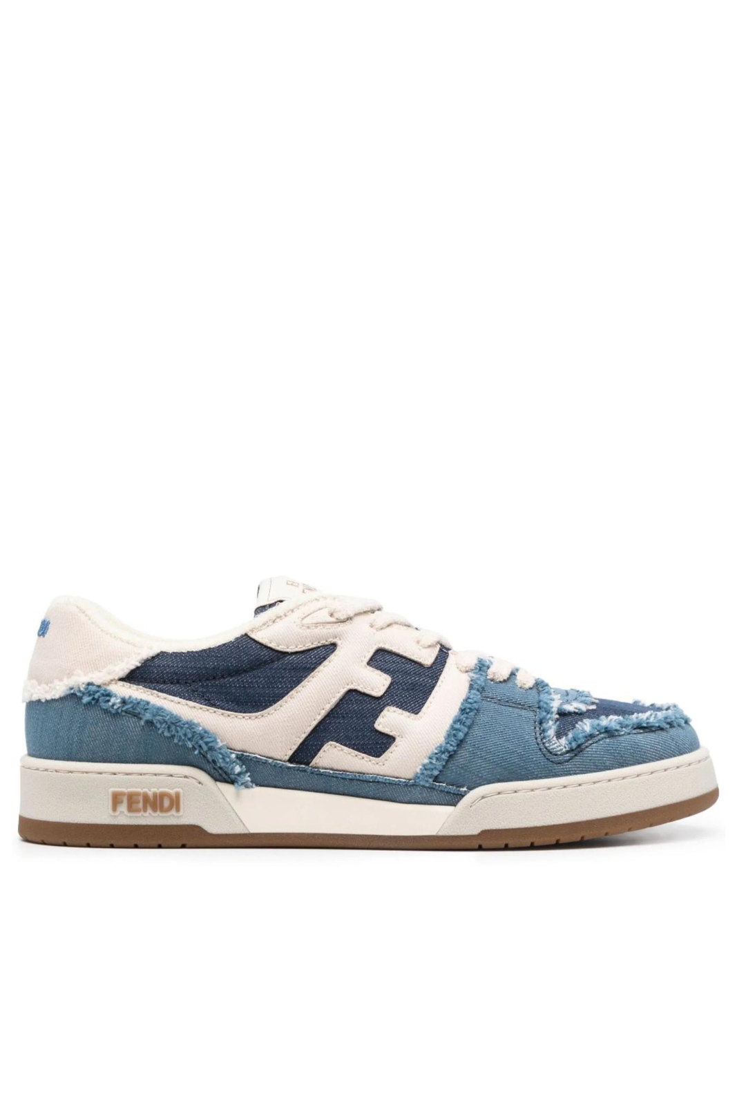 Многоцветни дънкови маратонки Fendi