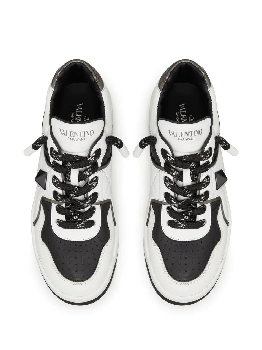 Valentino Garavani one stud white:blackk4
