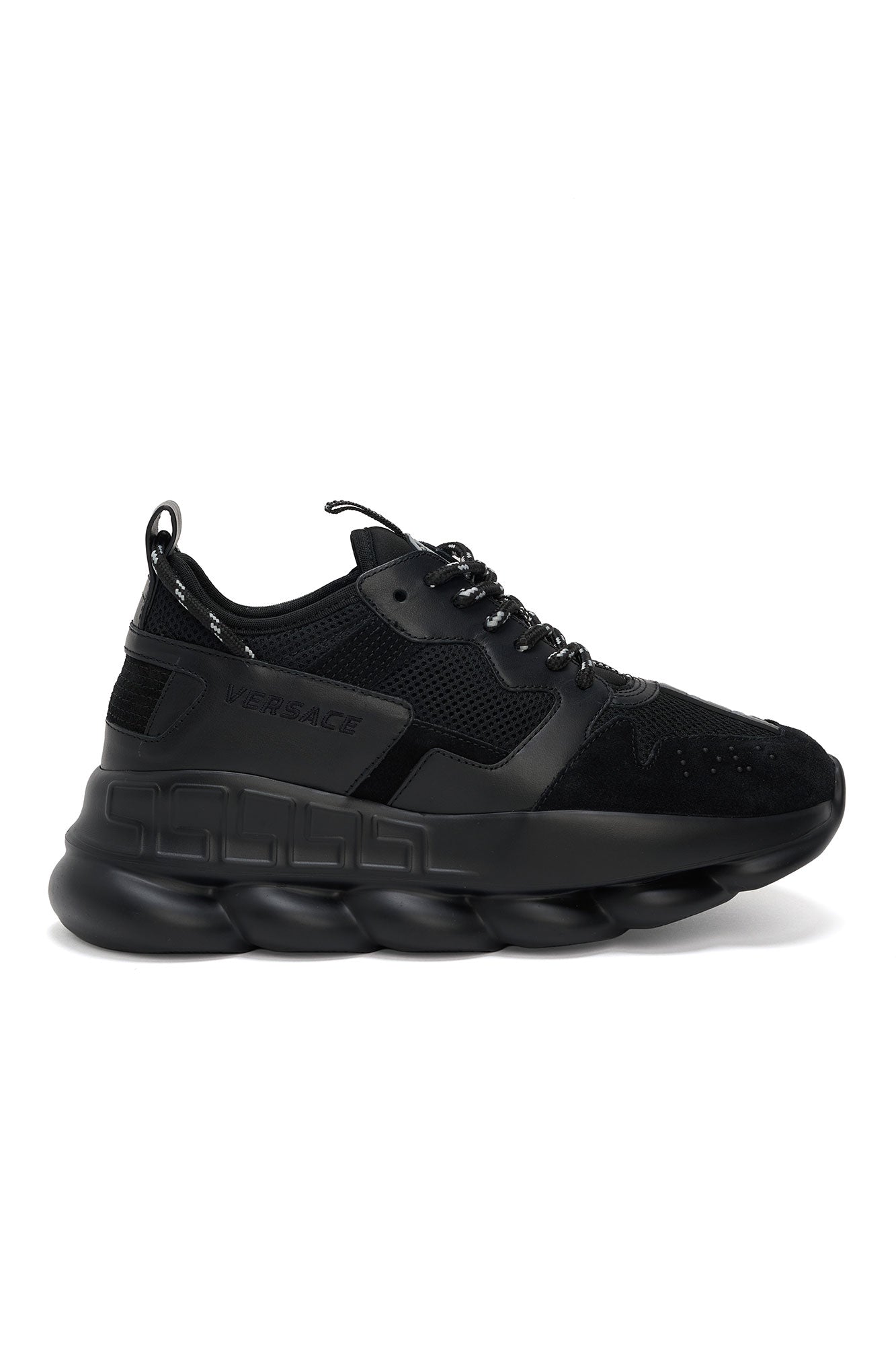versace Black sneaker on a white background