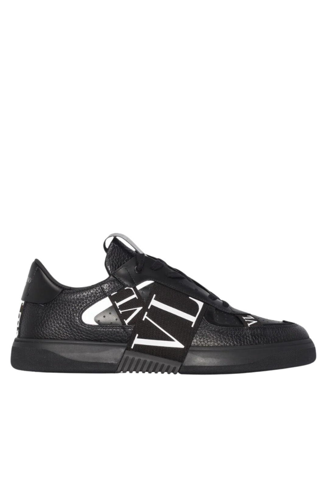 Valentino Garavani VL7N Black low-top leather sneakers