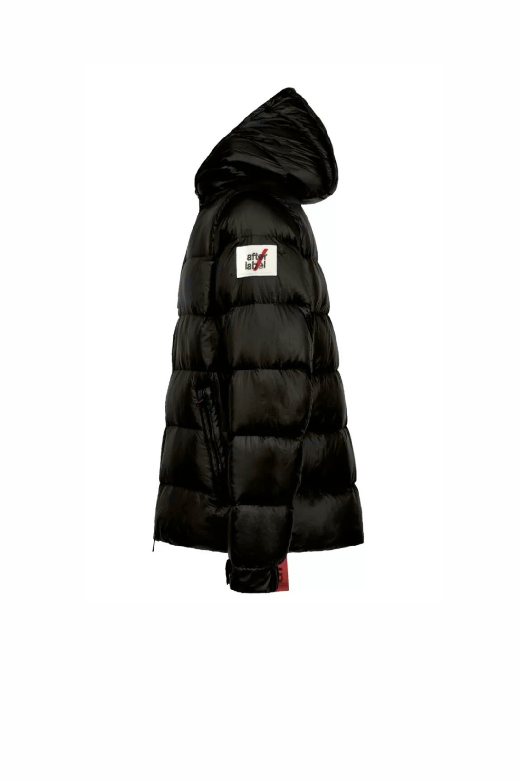 After Label Verbier hooded Black puffer jacket