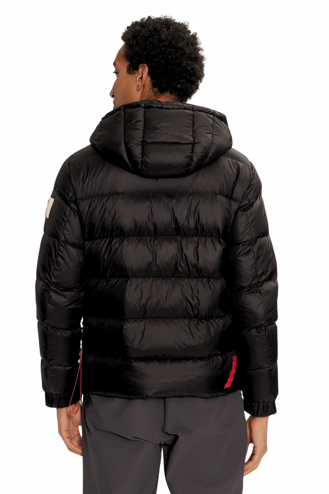 After Label Verbier hooded Black puffer jacket