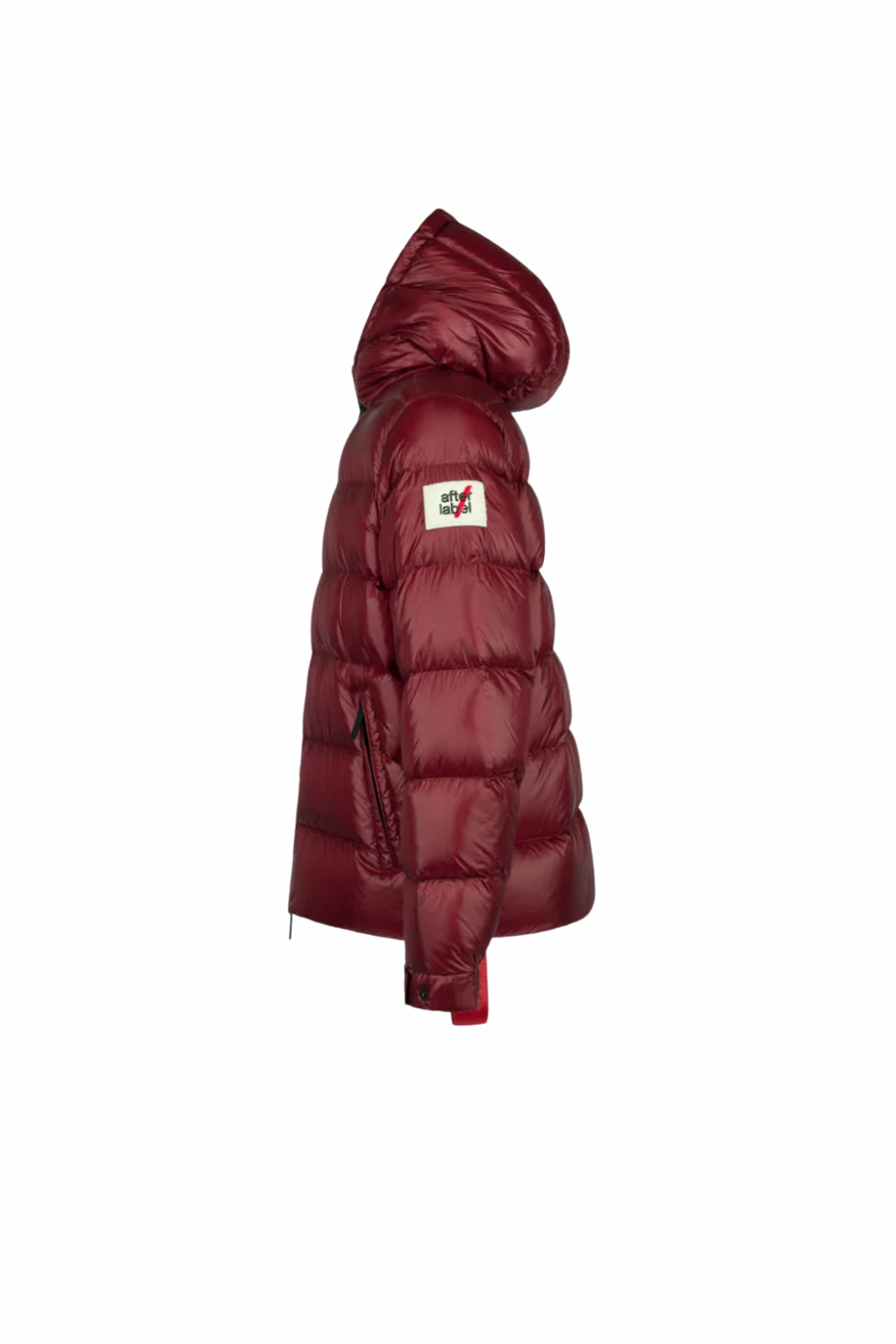 After Label Men's Down Jacket Verbier Bordeaux