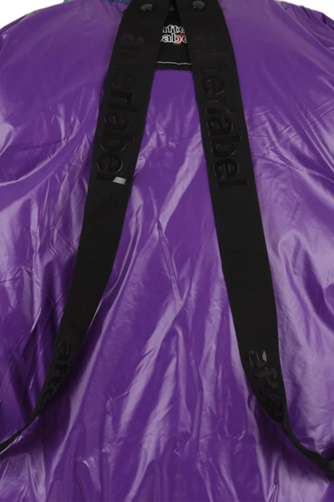 After Label Petrol green quilted down jacket for men