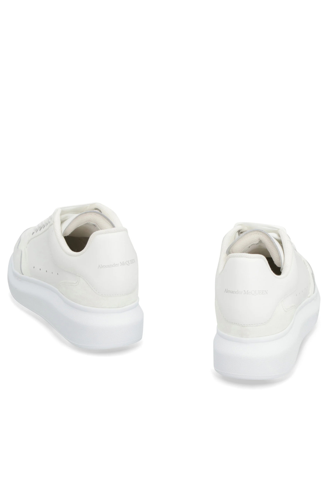 Alexander McQueen Larry Leather Low-Top Women Sneakers White