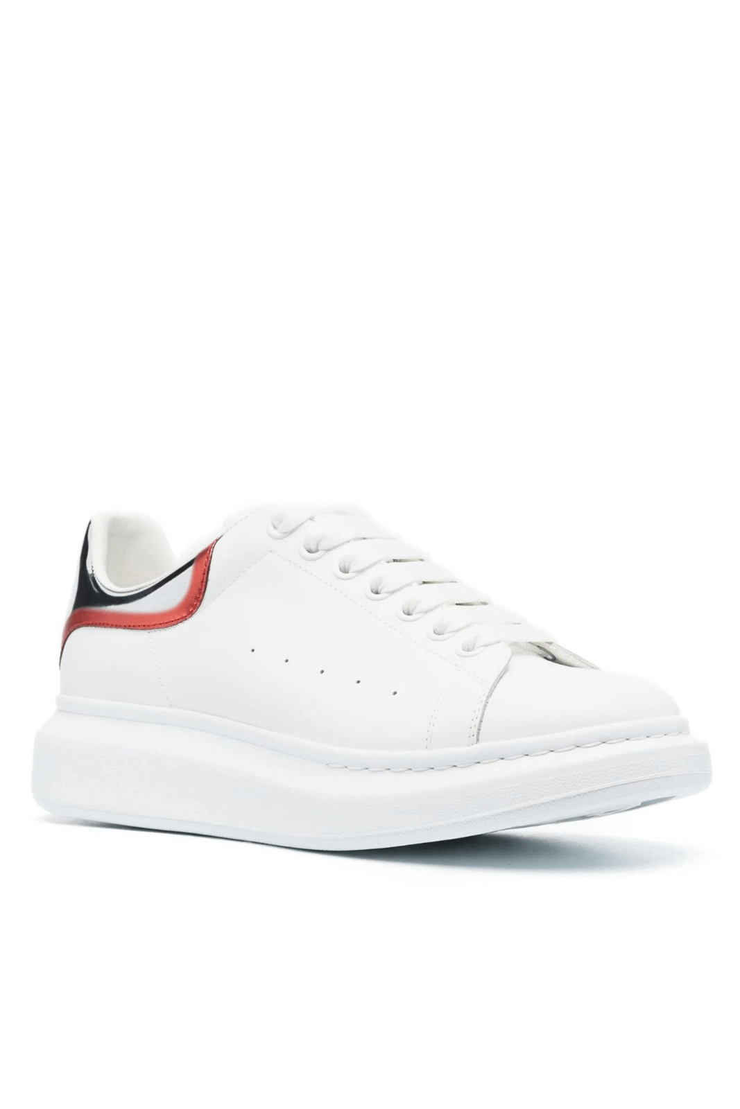 Alexander McQueen Oversized Sneakers White Silver Lust Red