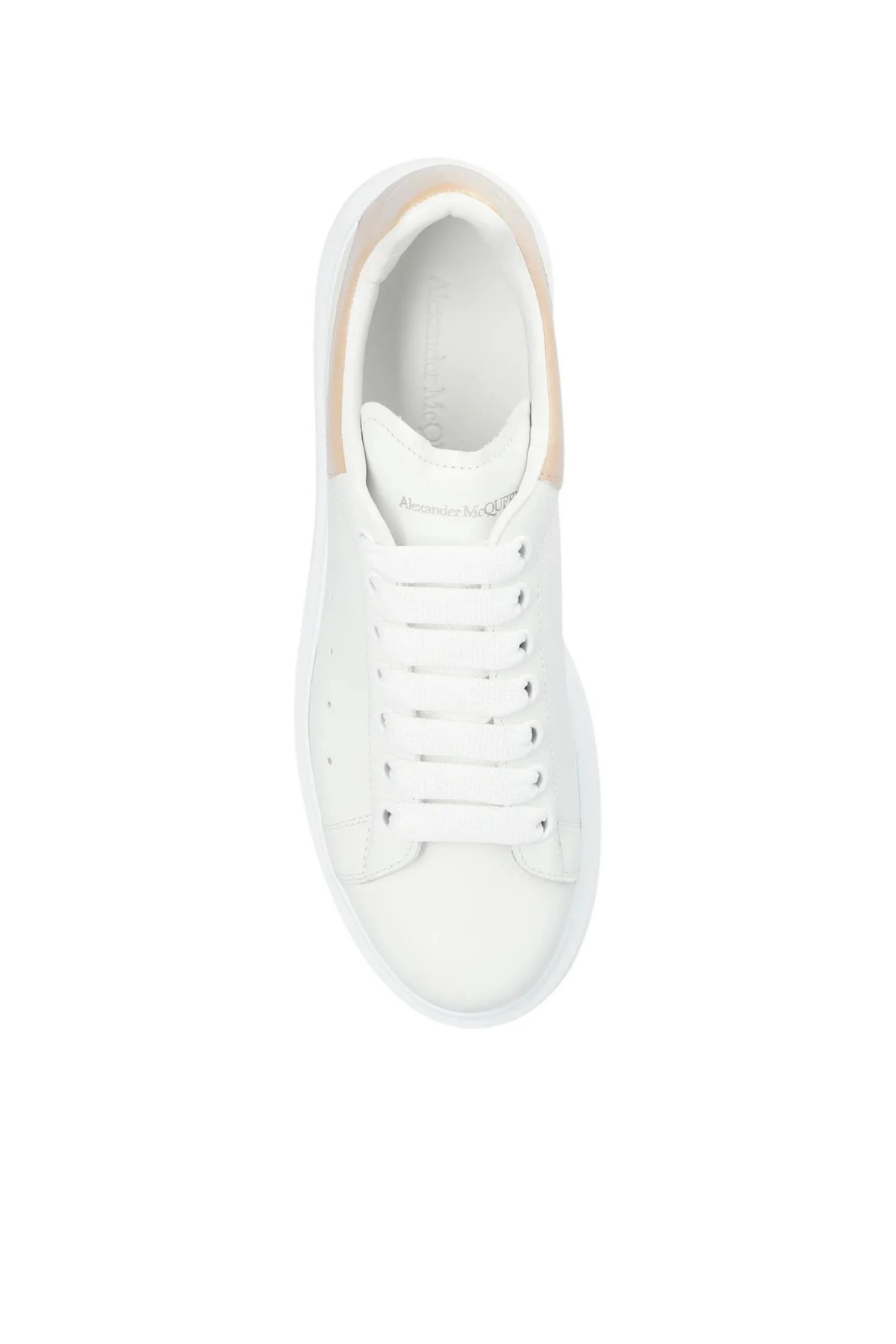 Alexander McQueen Oversized womens Sneakers Beige White