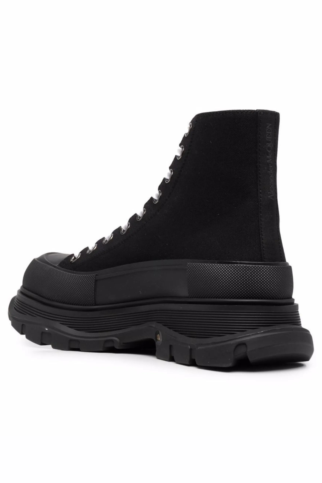 Alexander McQueen Black Tread Slick high-top sneakers