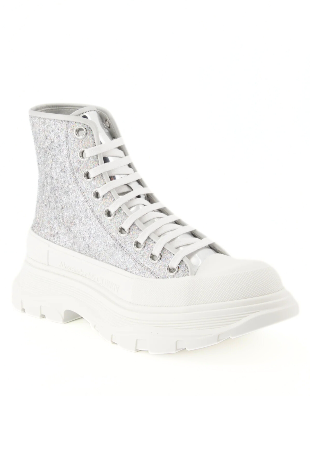 Alexander McQueen Дамски спринт бегач бяло черно