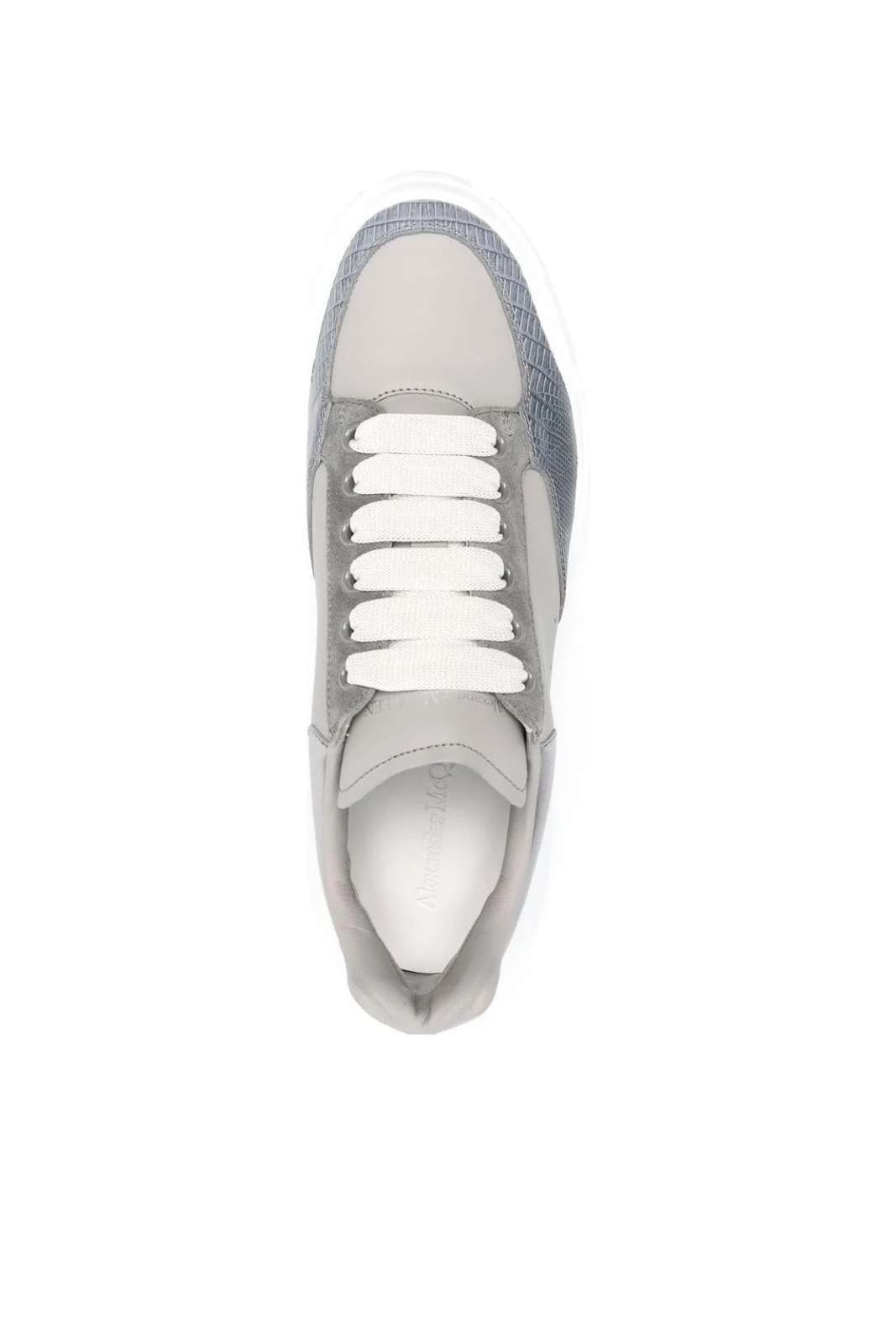 Alexander McQueenCourt Men Trainer 'Grey Silver Navy White'