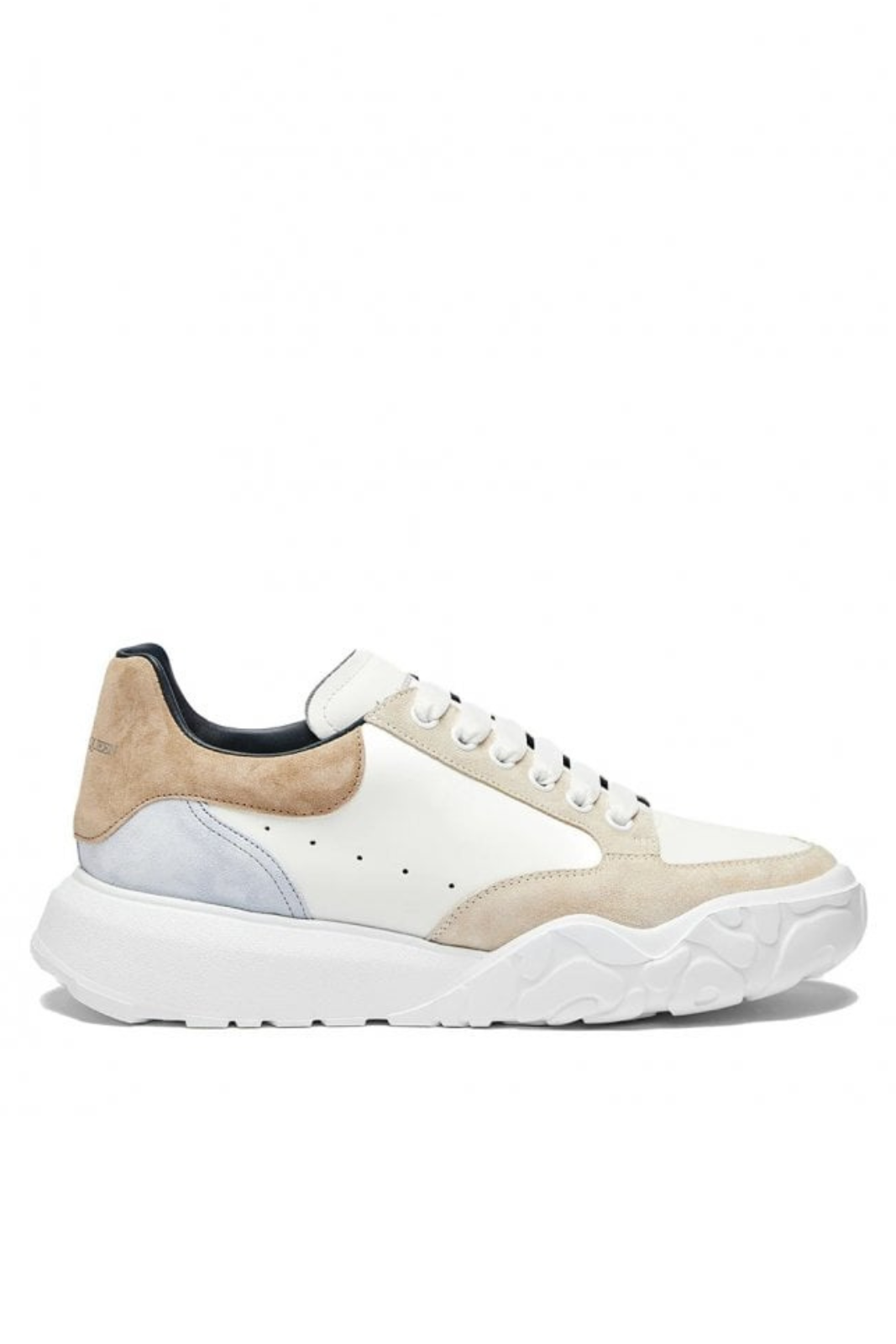 Alexander McQueen Oversized Court Man Sneakers White Beige