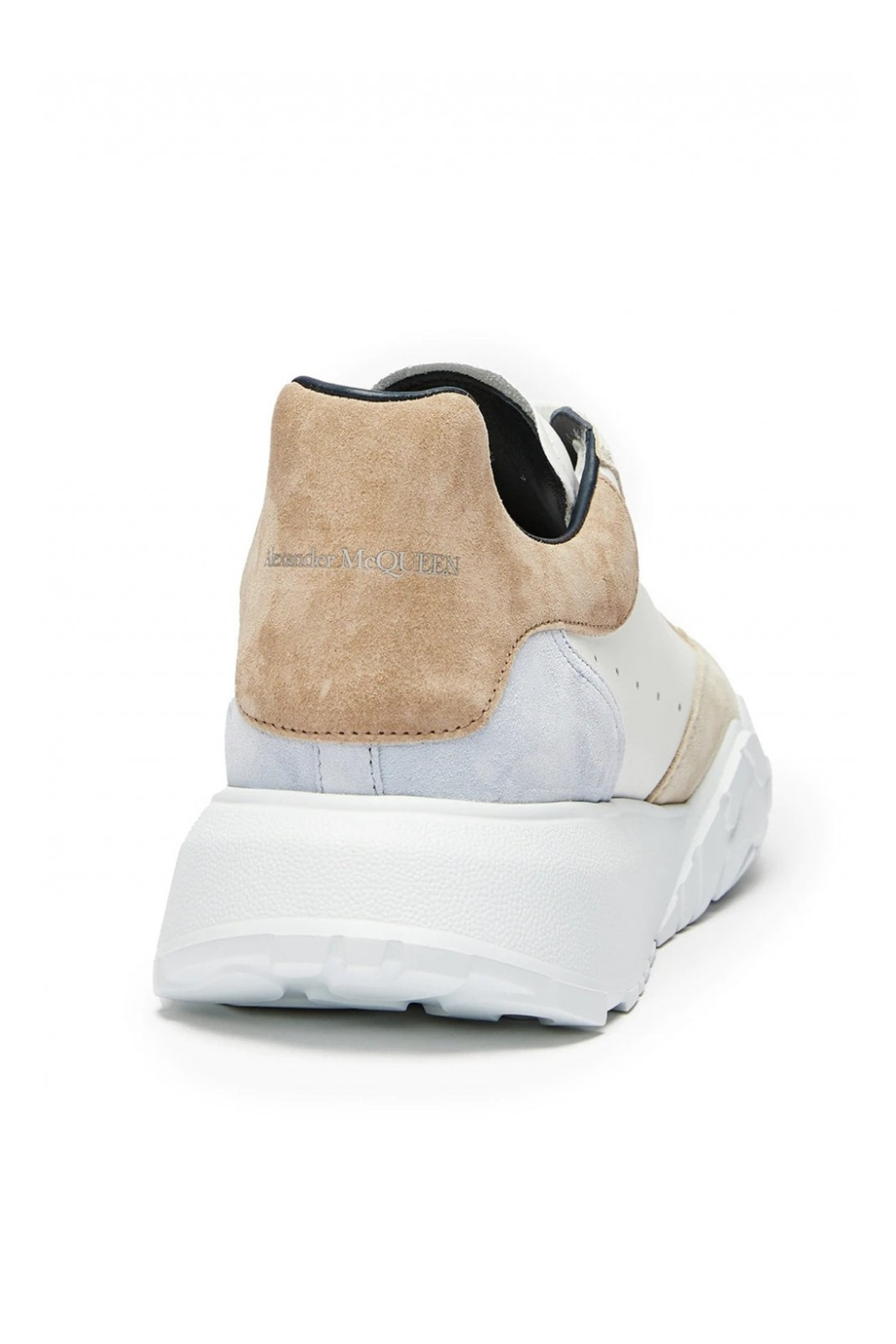 Alexander McQueen Oversized Court Man Sneakers White Beige