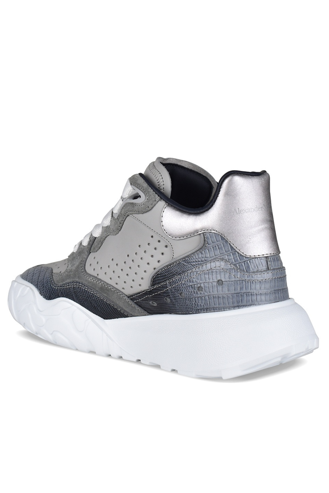 Alexander McQueen Sprint Runner leather sneakers Grey