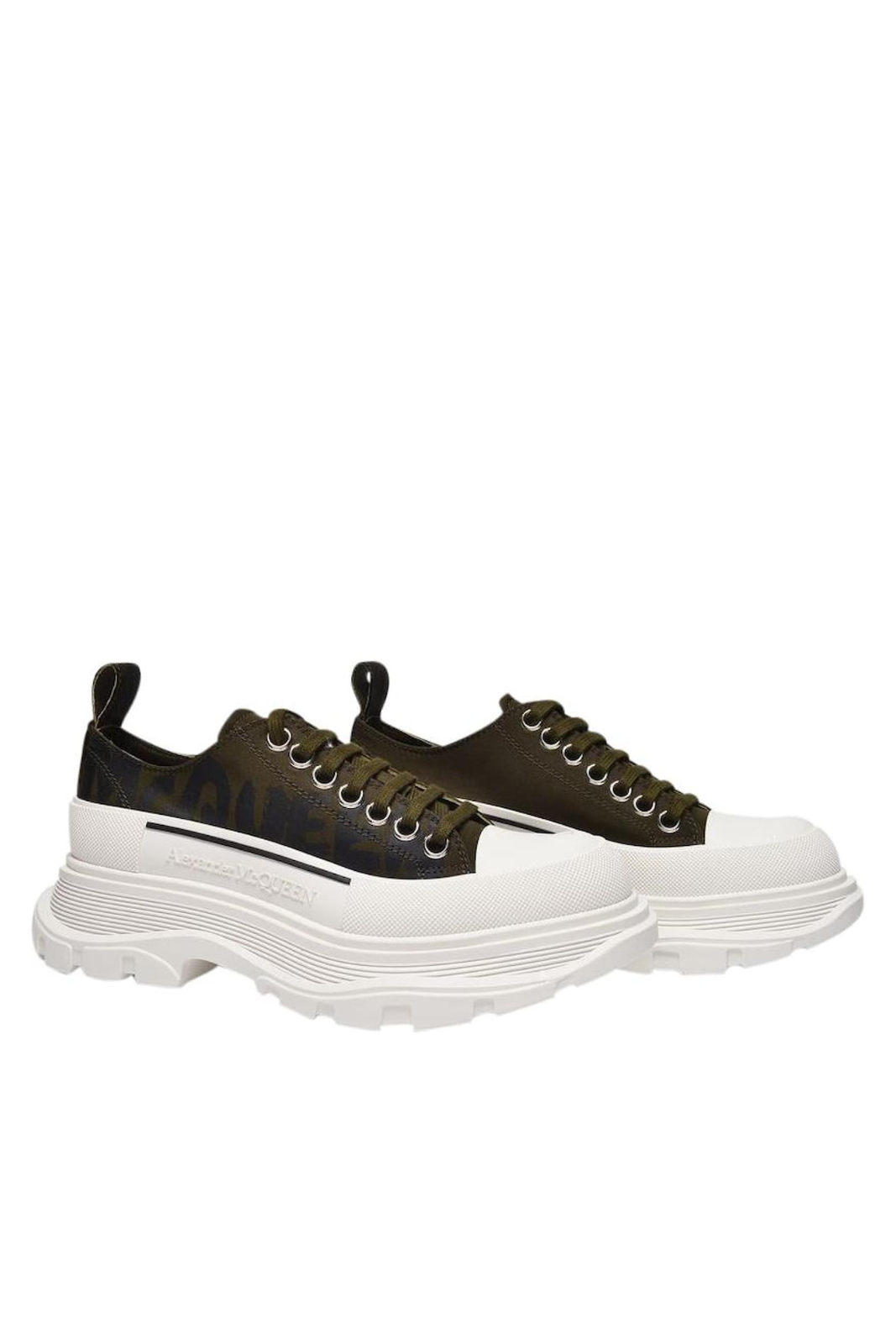 Alexander McQueen Дамски спринт бегач бяло черно