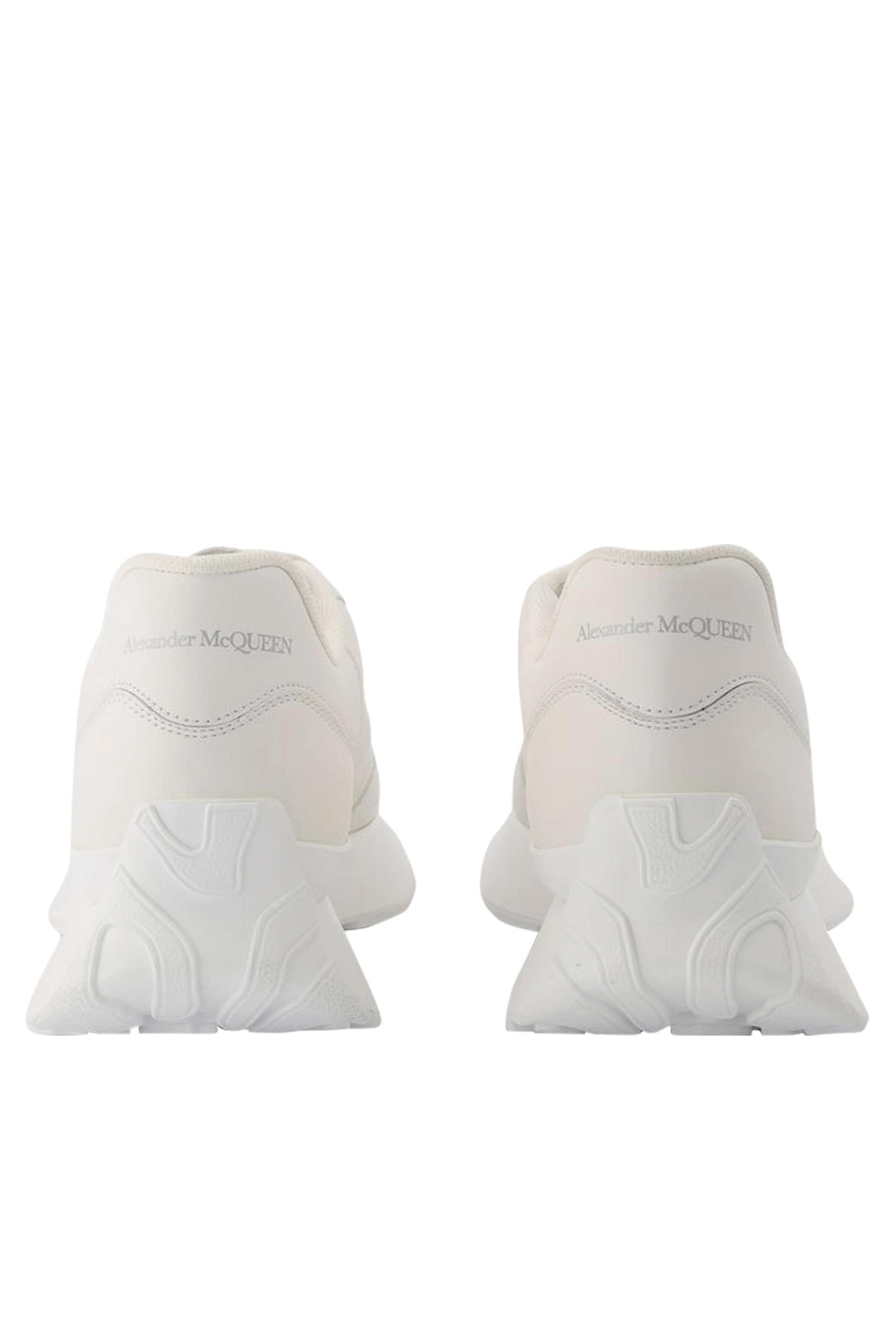 Alexander Mcqueen Sprint Runner Leather Men Sneakers in White