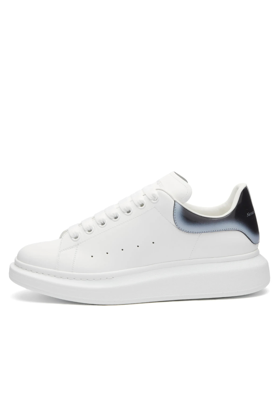 Sneakers barbati Alexander McQueen Degradee alb negru argintiu