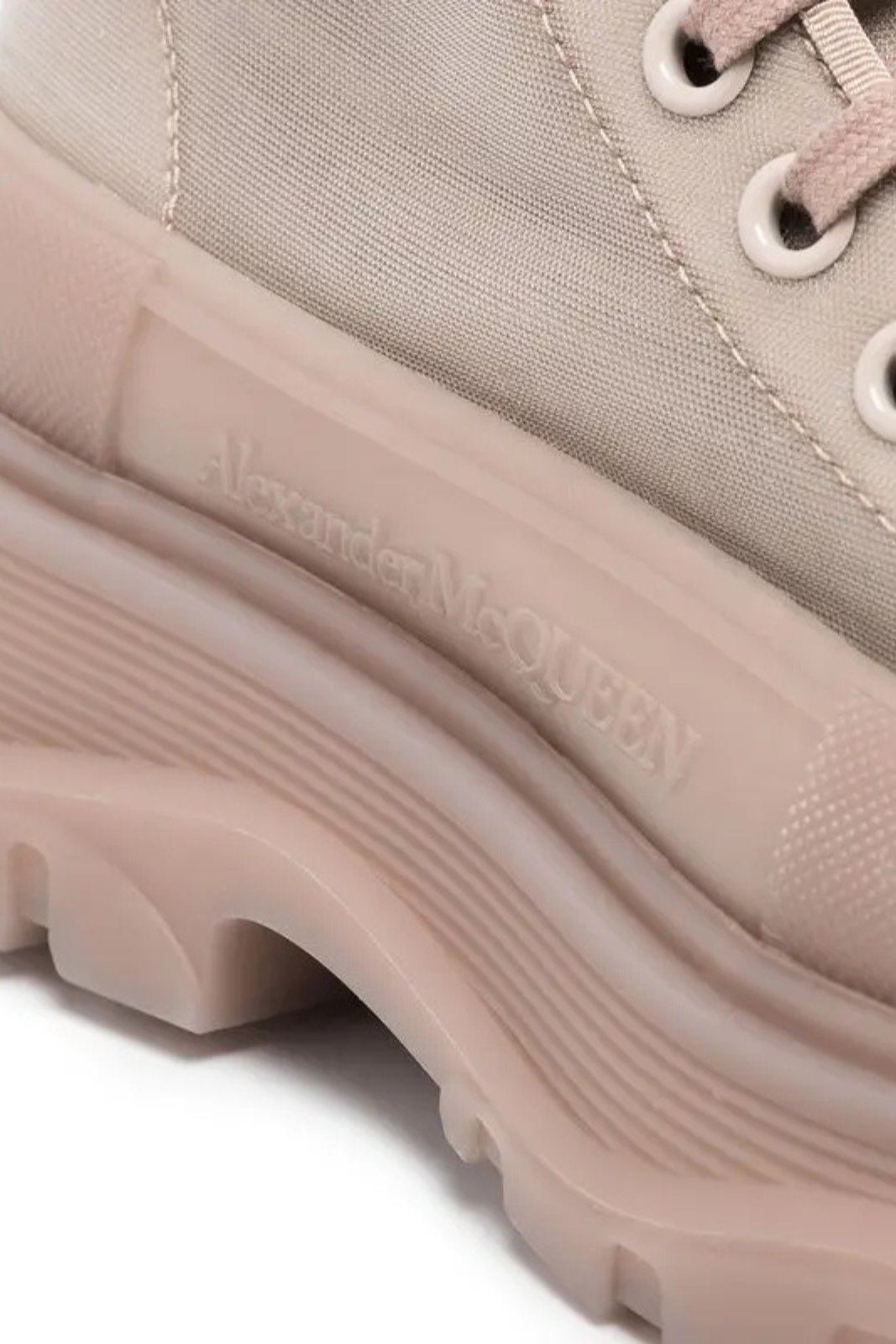 Alexander McQueen Дамски спринт бегач бяло черно