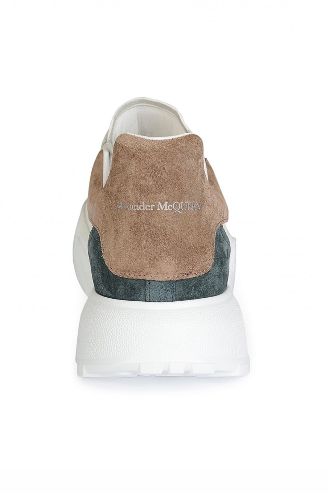 Alexander McQueen New Court Sneaker White, Beige, Green