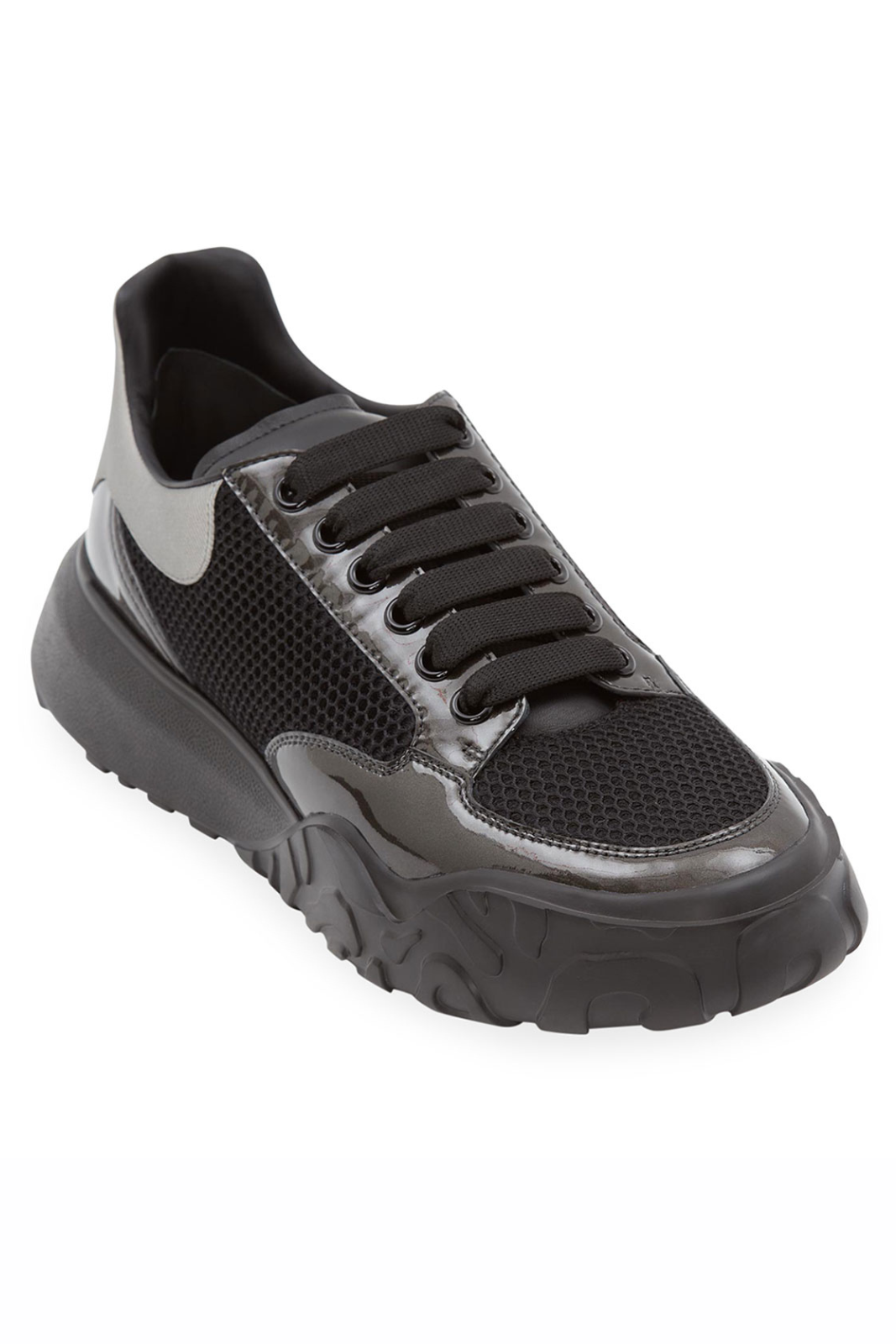 Alexander McQueen Дамски спринт бегач бяло черно