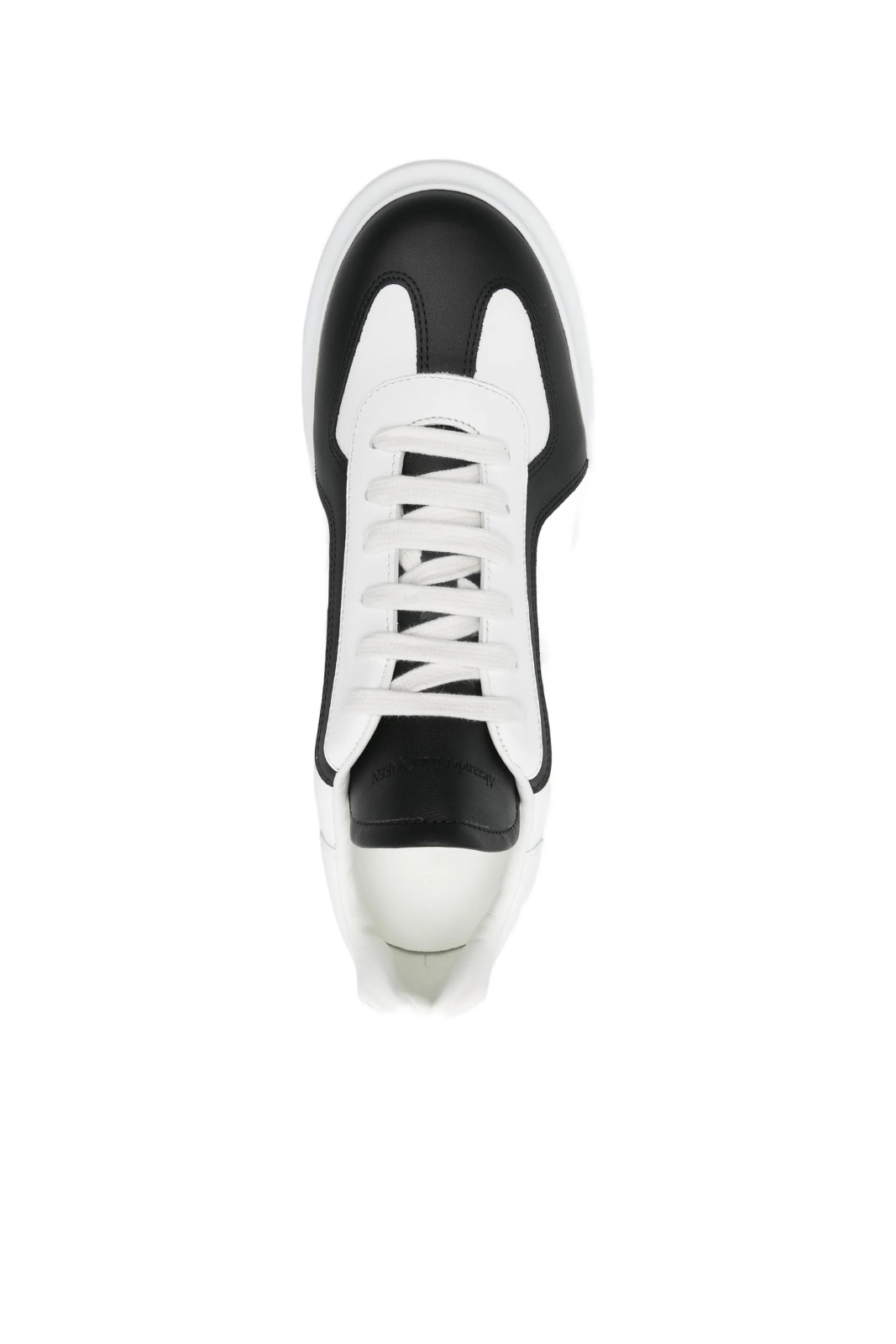 Alexander McQueen Oversized lace-up low-top sneakers White Black