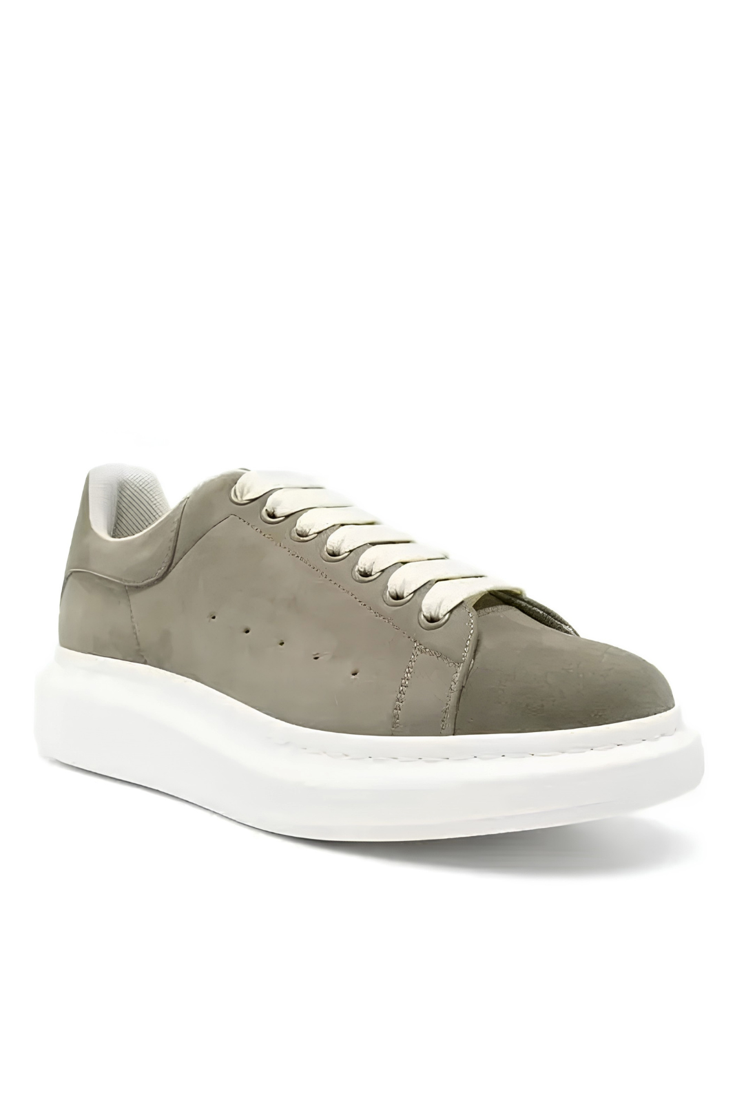 Alexander McQueen Oversized Women Sneakers Olive White
