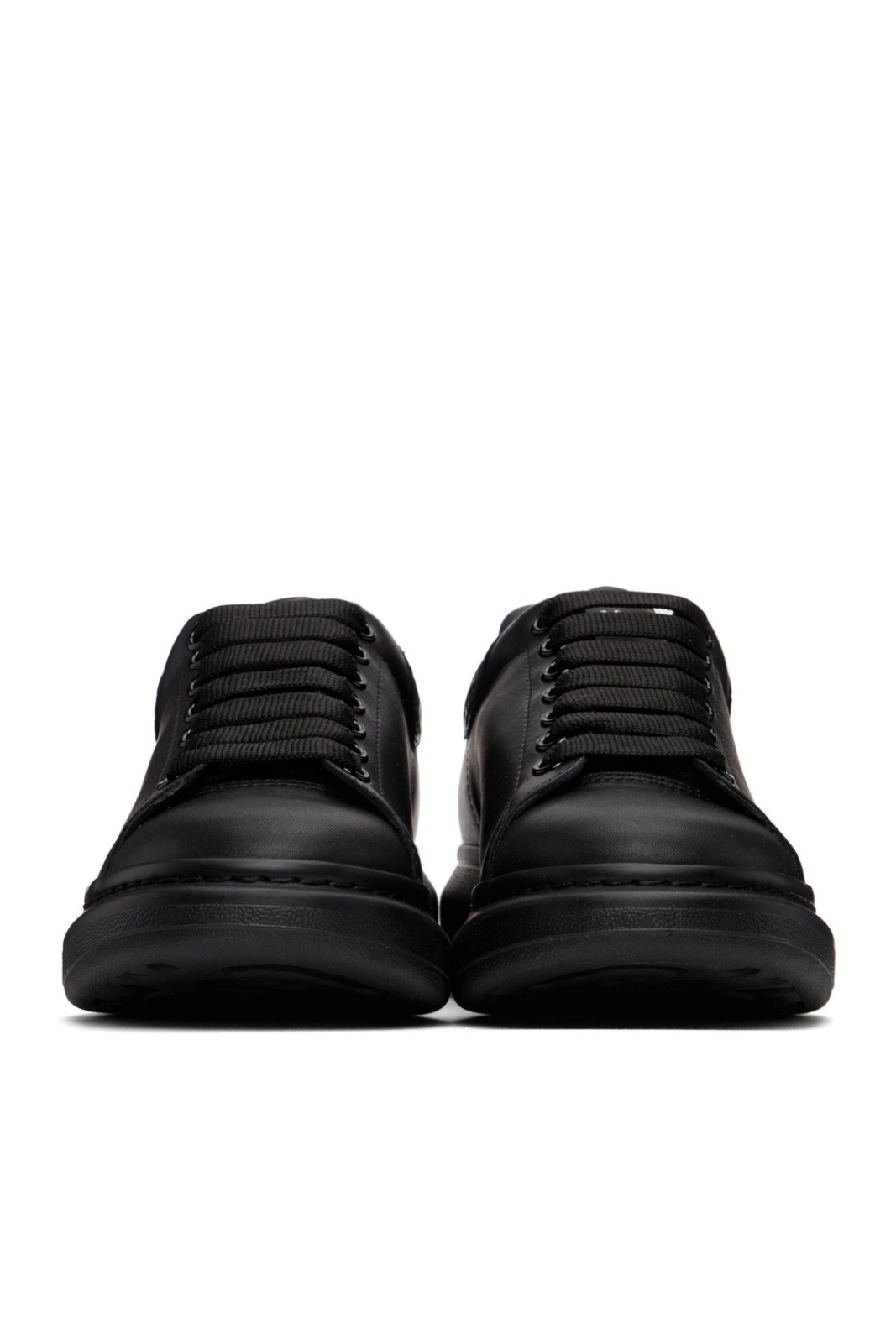 Alexander McQueen Oversized Sneaker Black Silver Crocodile