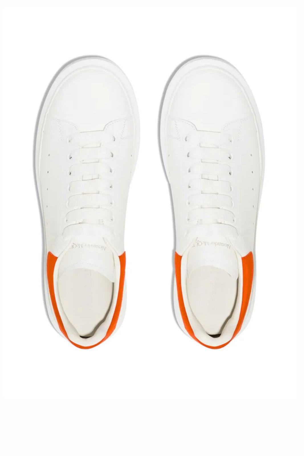 Alexander McQueen Oversized White Orange Man Sneakers