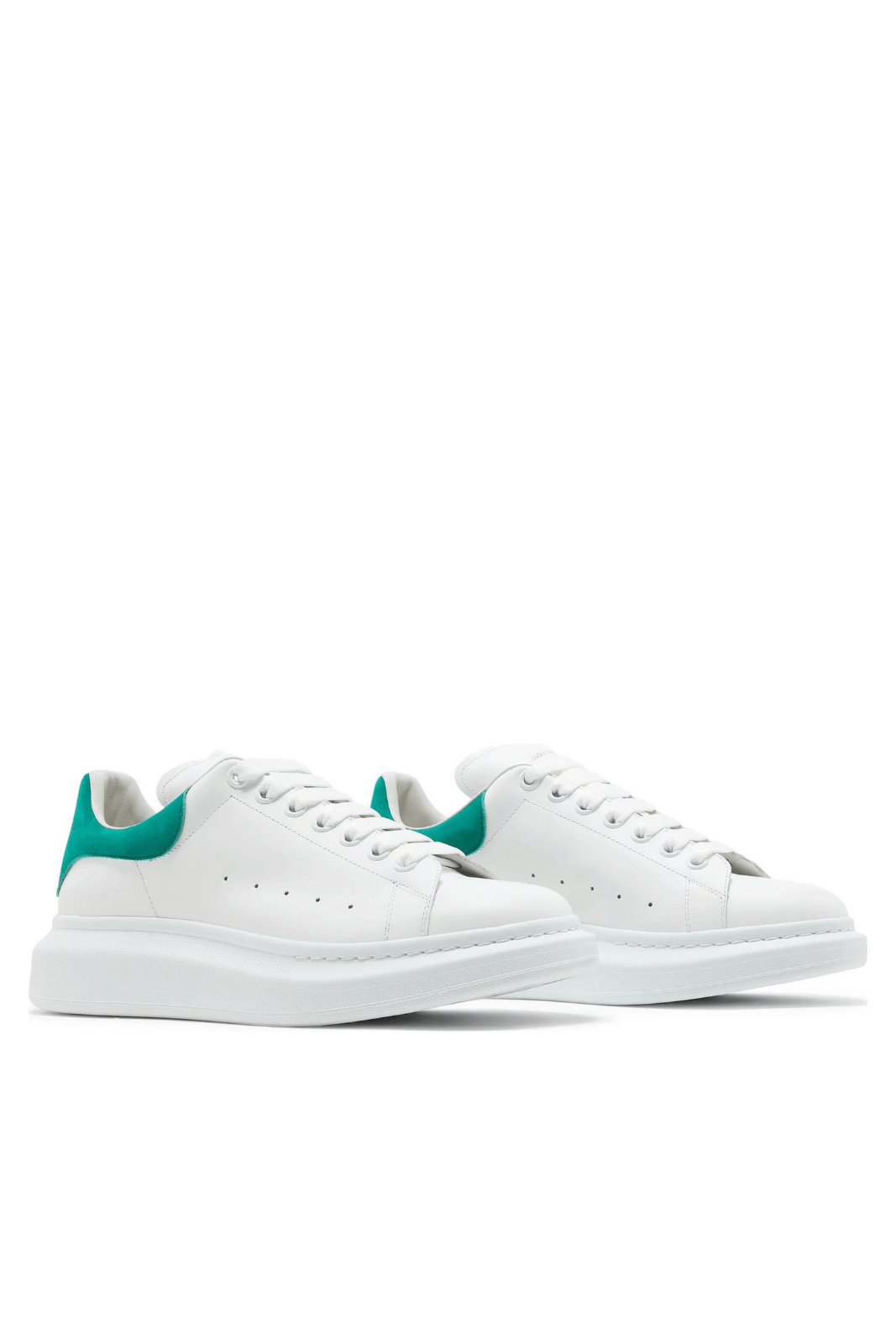 Alexander McQueen Oversized Sneakers White Aruba Blue