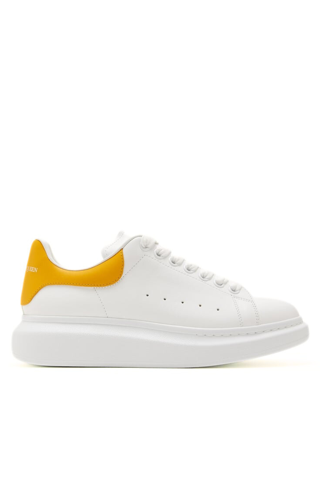 Alexander McQueen Oversized Sneaker White Ochre